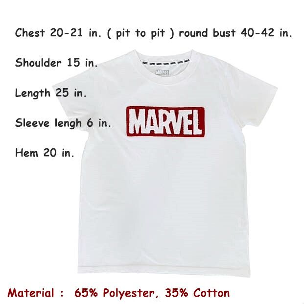 Marvel Comics MARVEL Red Fleece Logo Box Tee Size L / US 10 / IT 46 - 11 Thumbnail