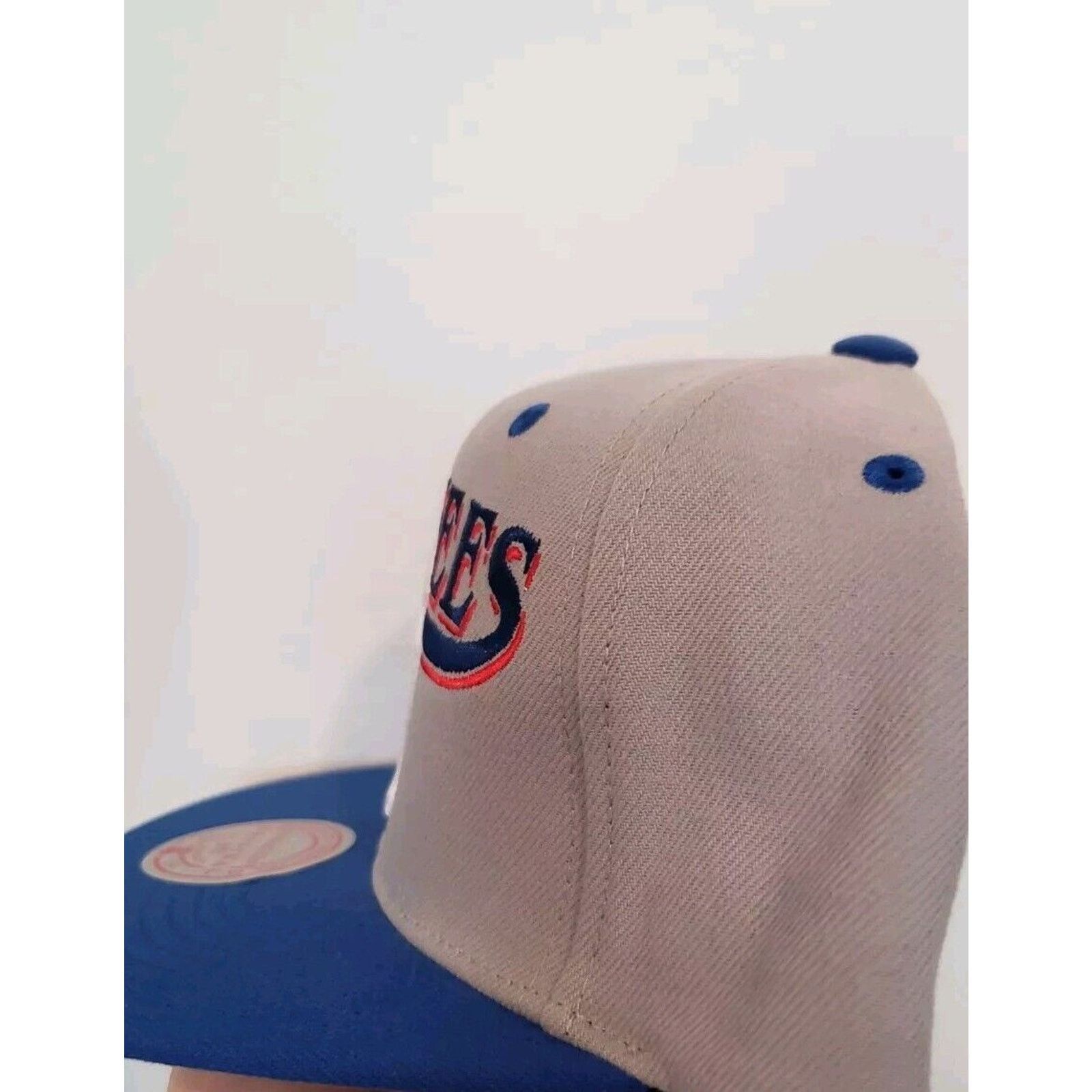 Mitchell & Ness New York Yankees Hat Baseball Snapback Gray Mitchell Ness Size ONE SIZE - 4 Thumbnail