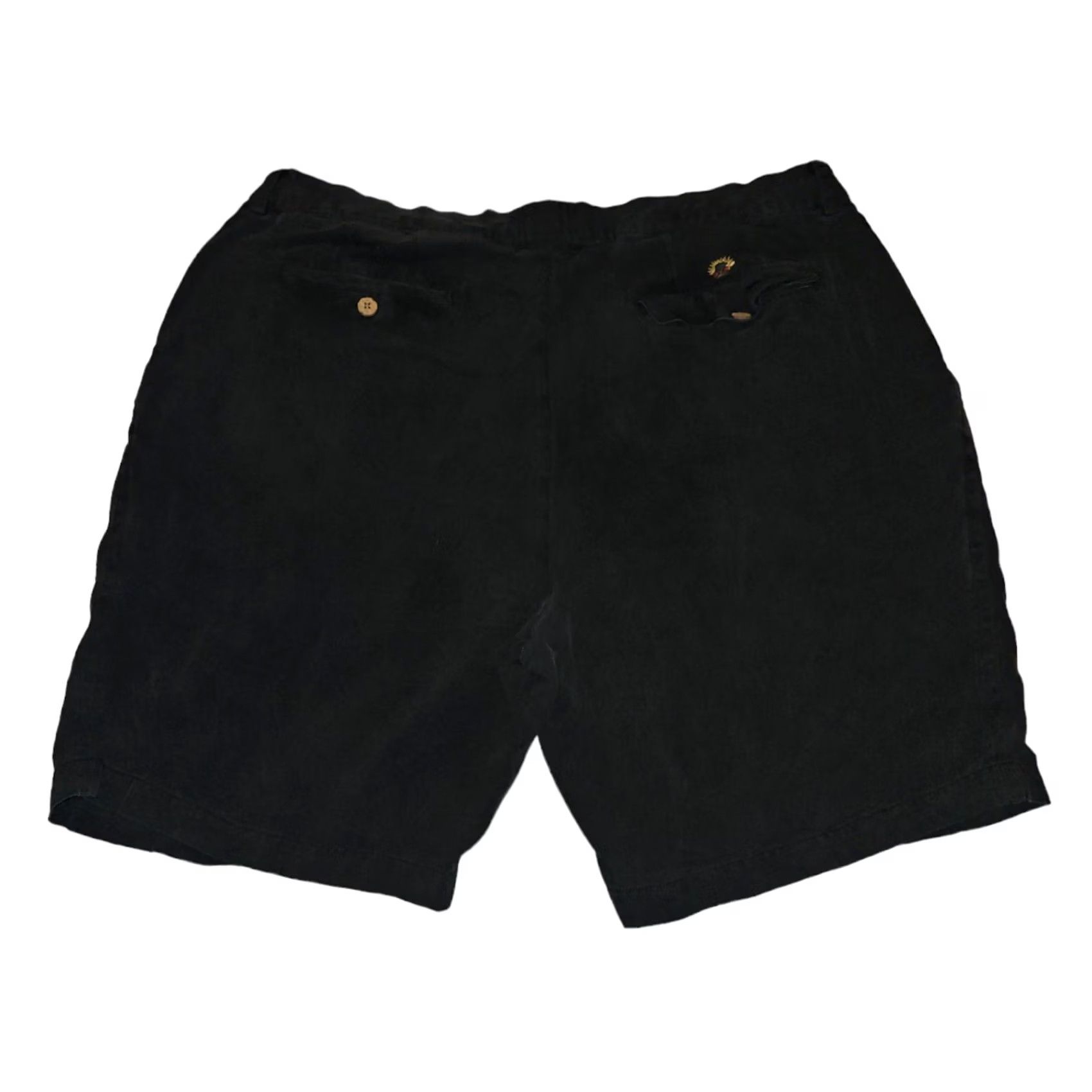 Tommy Bahama Tommy Bahama Silk Short Men's 40 Chino Black Pleated Relax Embroidered Vacation Size US 40 / EU 56 - 6 Thumbnail