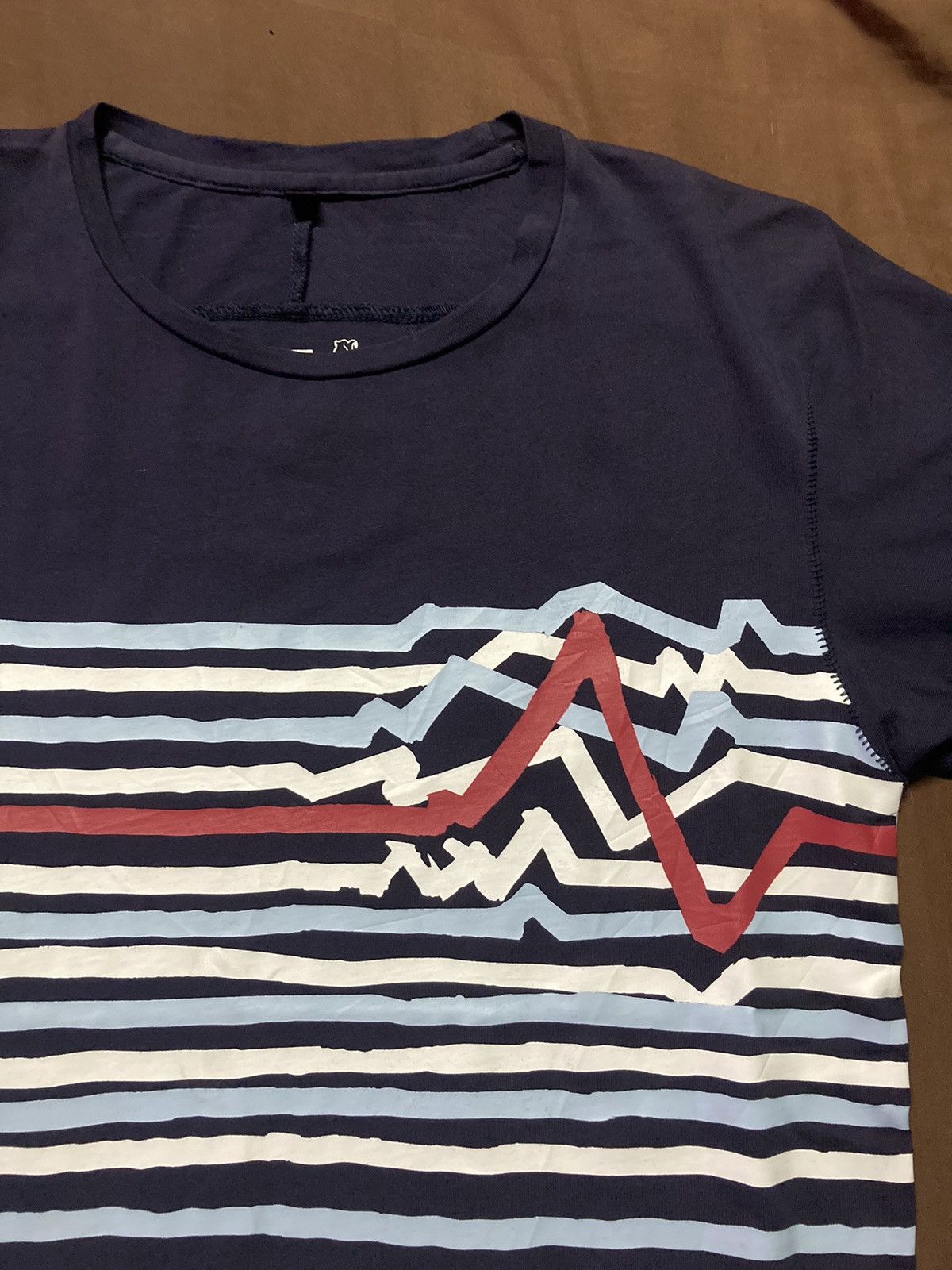 Designer × Marithe + Francois Girbaud Marithe Francois Girbaud Stripe Abstract Tee Size US S / EU 44-46 / 1 - 3 Thumbnail