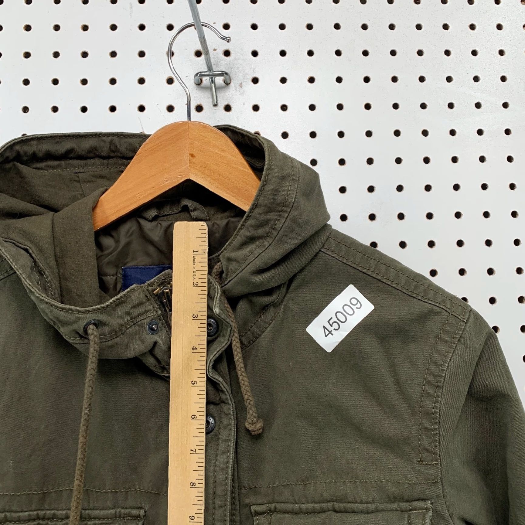 American Eagle Outfitters American Eagle Military Jacket Mens Small Green Unlined Army Field Coat Size US S / EU 44-46 / 1 - 7 Thumbnail