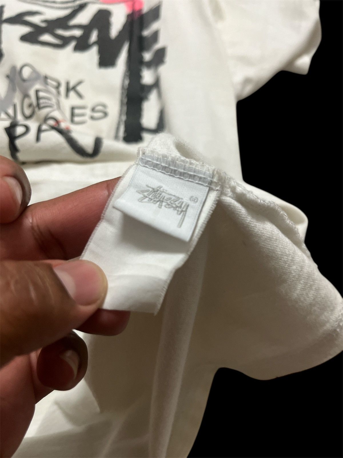 Stussy × Vintage Stussy White Shirt Size US M / EU 48-50 / 2 - 6 Thumbnail