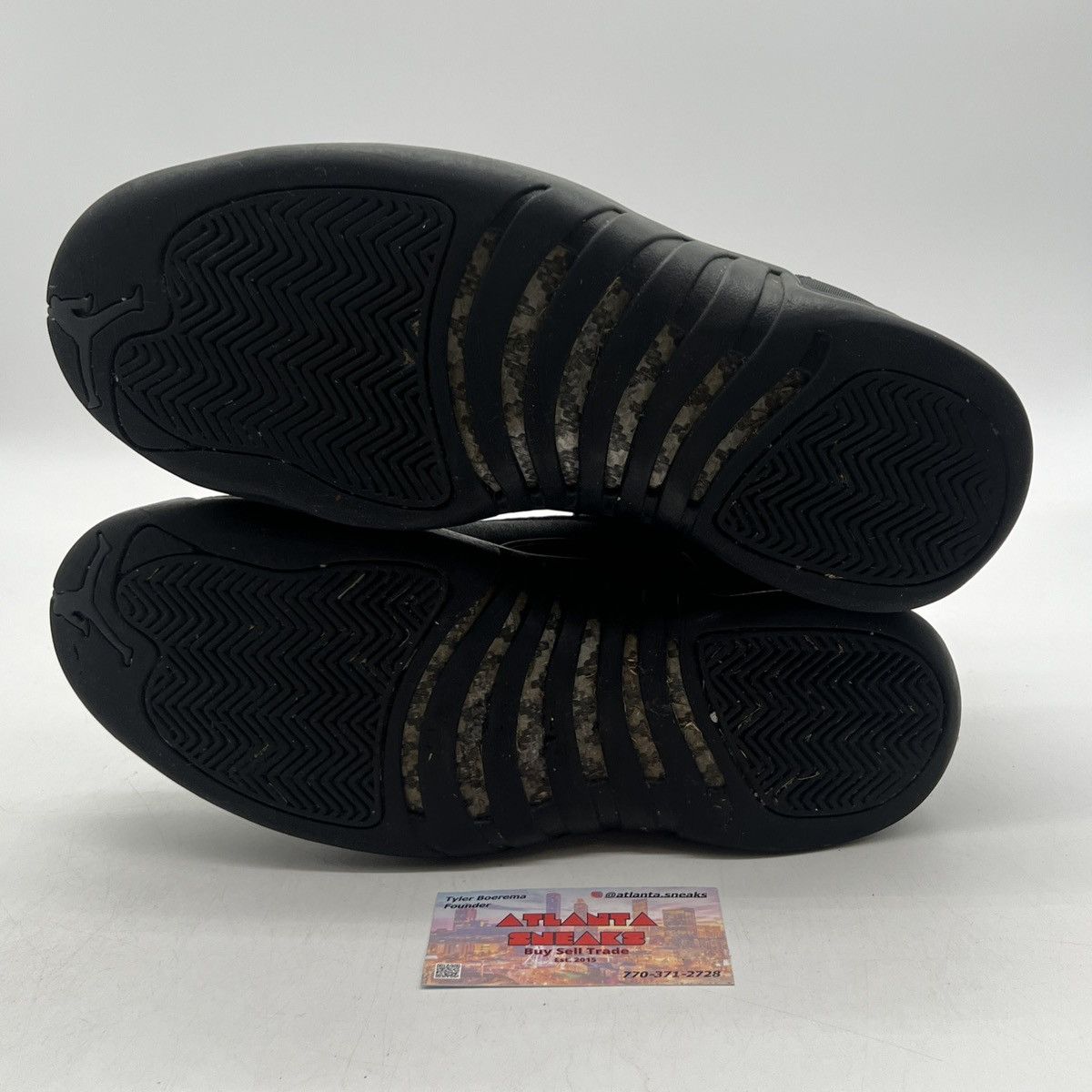 Jordan Brand Air Jordan 12 winterized triple black Size US 9.5 / EU 42-43 - 7 Thumbnail