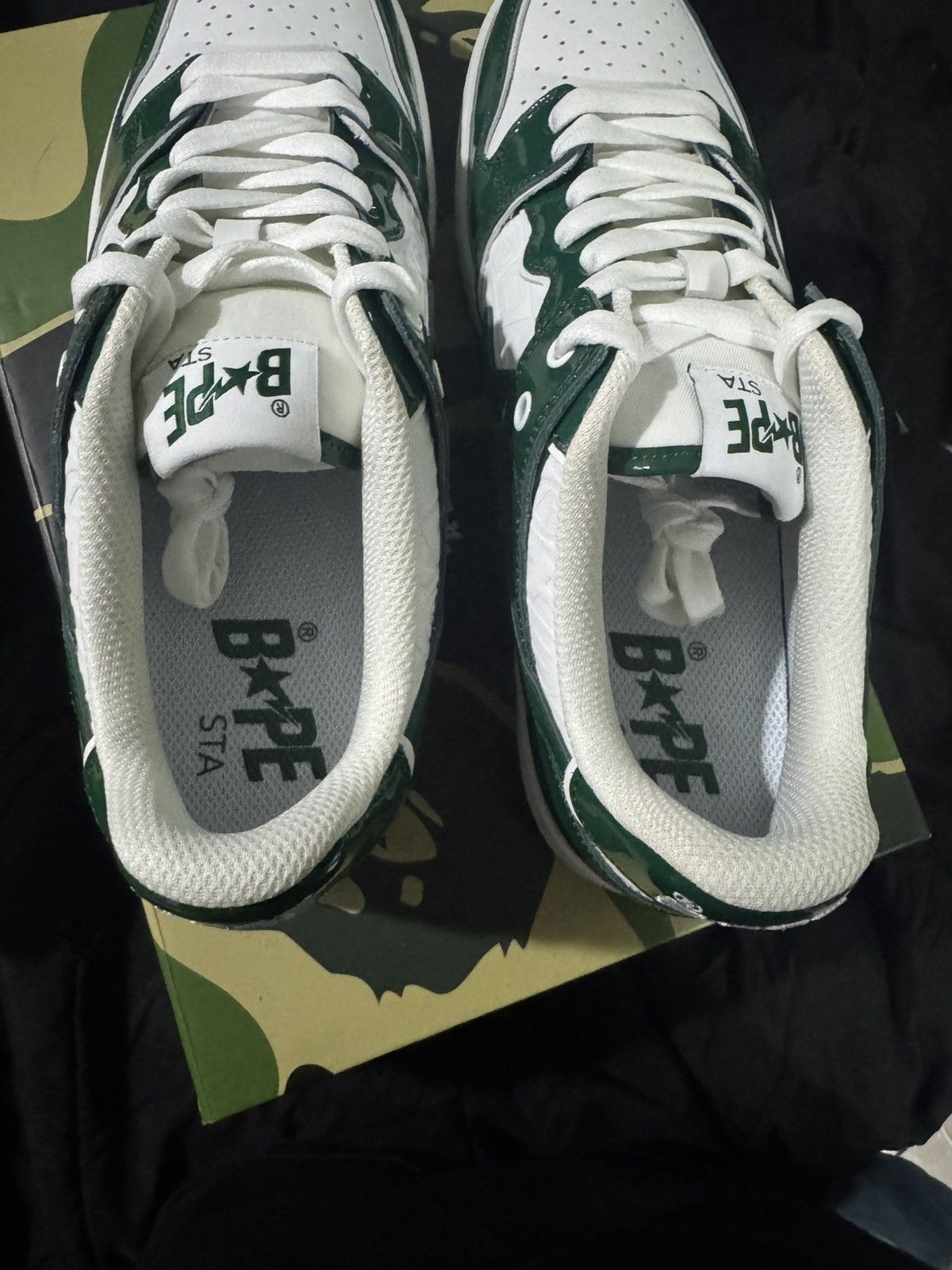 Bape Bape sk8sta green Size US 11 / EU 44 - 9 Thumbnail