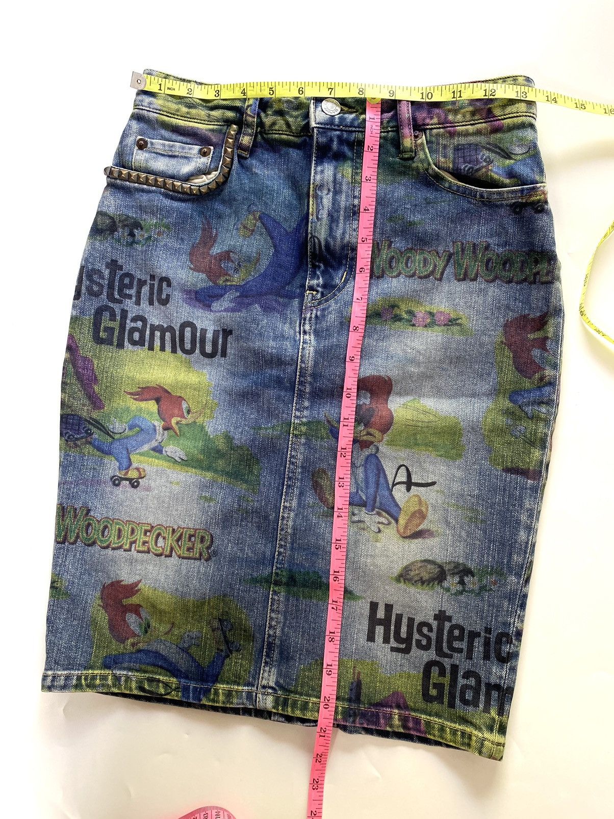 Hysteric Glamour hysteric glamour jeans skirt woody woodfucker Size 28" / US 6 / IT 42 - 8 Thumbnail