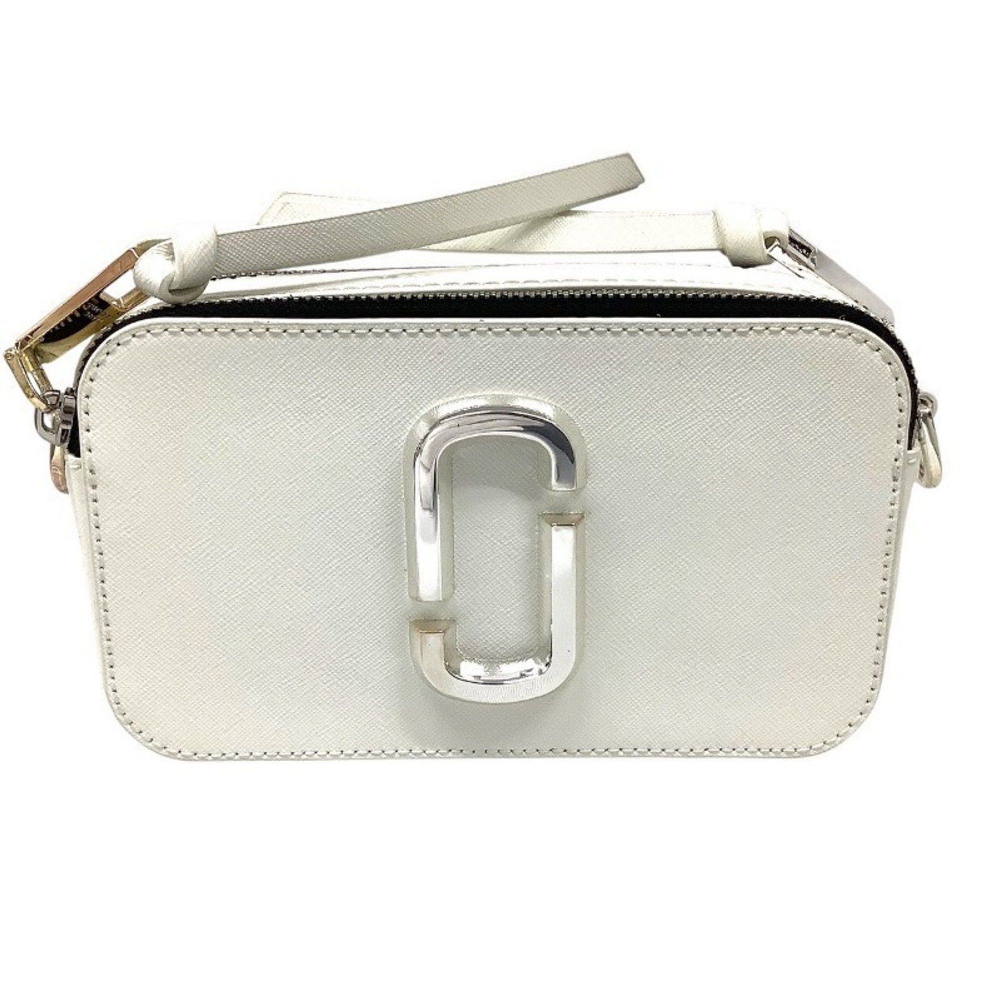 MARC JACOBS THE SNAPSHOT White Shoulder Bag MK-1938 JA-23866