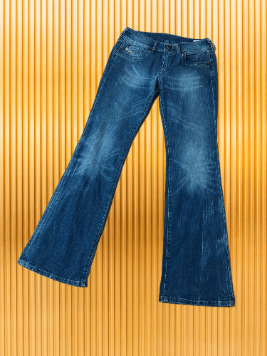 Diesel × Vintage Vintage Diesel Flare Leg Jeans Size 30" / US 8 / IT 44 - 1 Thumbnail