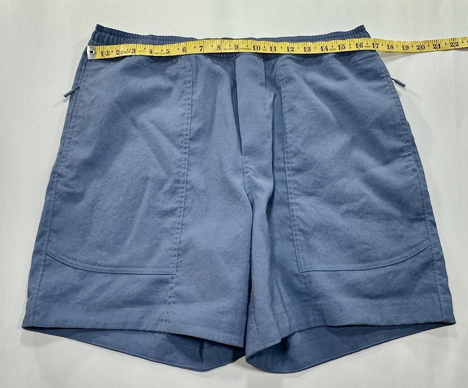 Lululemon Lululemon Zip Pocket Elastic Athletic Shorts Blue Mens L Size US 34 / EU 50 - 4 Thumbnail