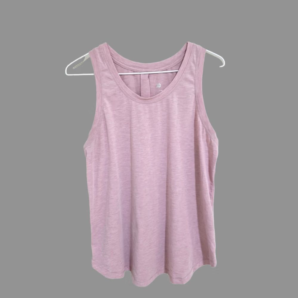 Vintage All in Motion Tank Top Women M Pink Sleeveless Polyesters Athletic Cross Training Gym Yoga Racerback Scoop Neck Pullover Vintage: No Size M / US 6-8 / IT 42-44 - 1 Thumbnail