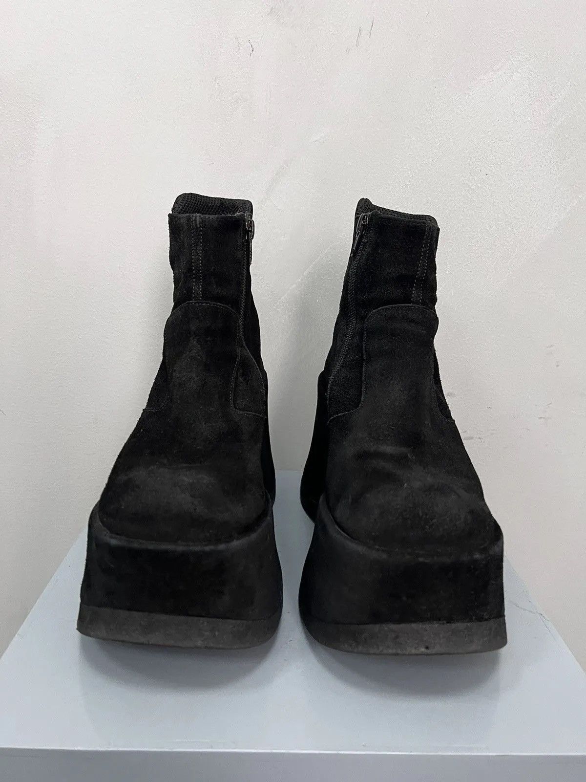 New Rock Suede leather opium punk y2k new rock style boots platform Size US 6 / IT 36 - 3 Thumbnail