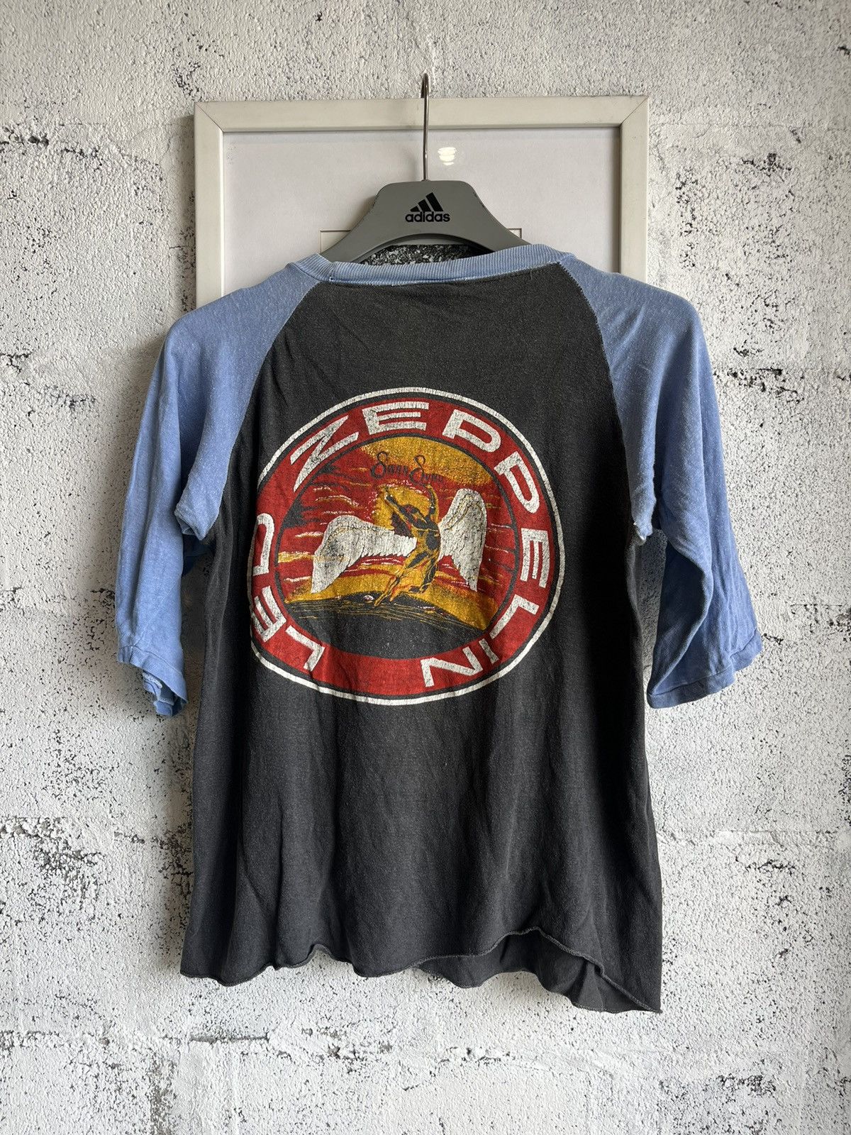 Band Tees × Led Zeppelin × Vintage Vintage LED-ZEPPELIN Rock N Roll Forever 80’s tshirt Size US M / EU 48-50 / 2 - 3 Thumbnail