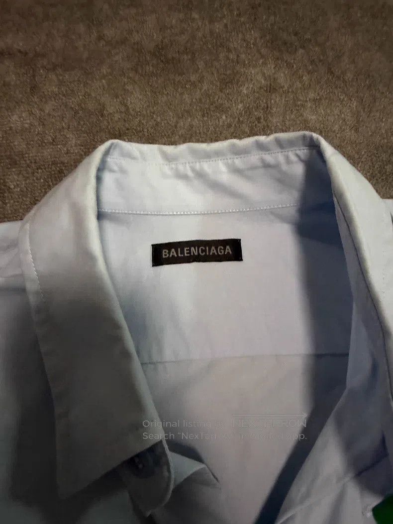 Balenciaga Balenciaga Oversized Shirt Size US S / EU 44-46 / 1 - 2 Thumbnail