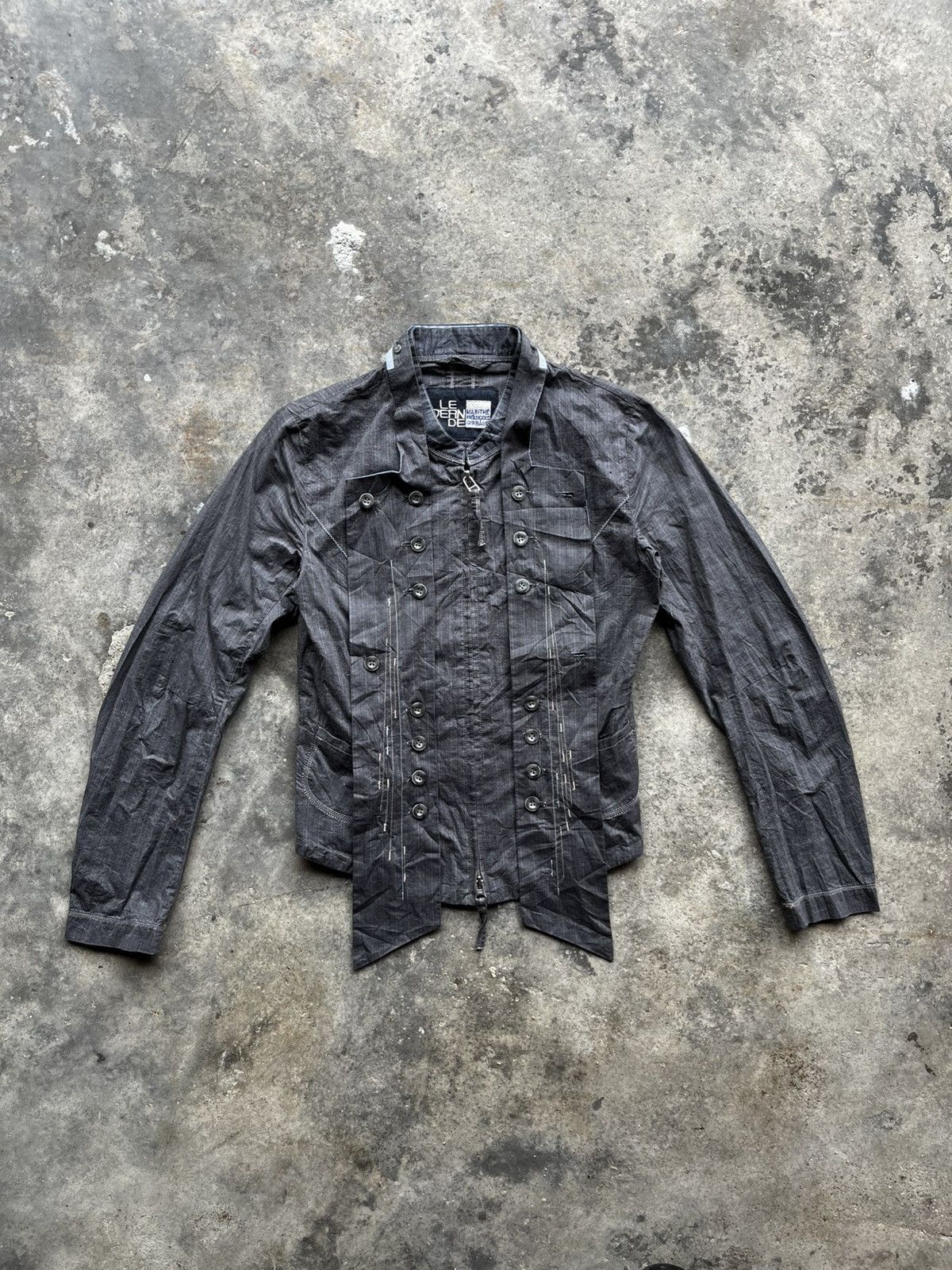 Marithe + Francois Girbaud MARITHE FRANCOIS GIRBAUD ZIP UP SHIRT Size S / US 4 / IT 40 - 2 Thumbnail