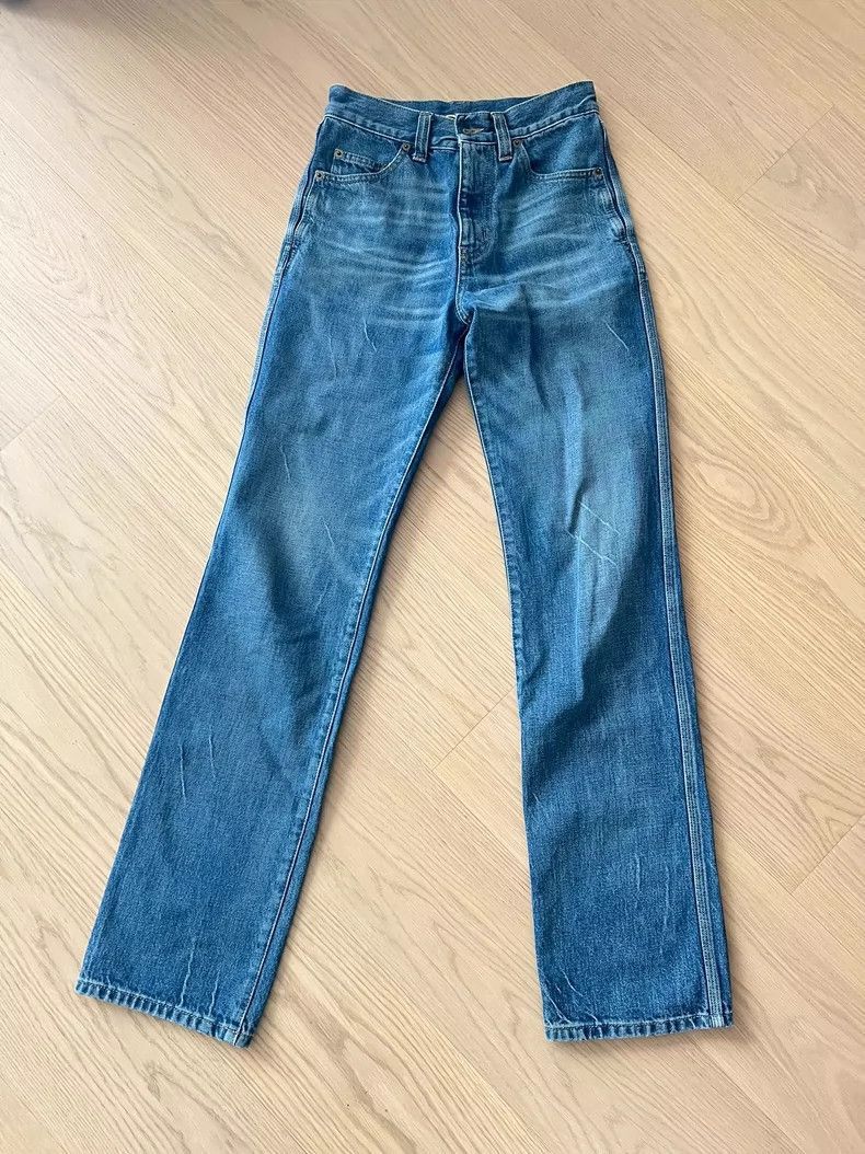 Yves Saint Laurent Yves Saint Laurent YSL Saint Laurent Wide Leg Jeans-2507 Size US 26 / EU 42 - 1 Thumbnail