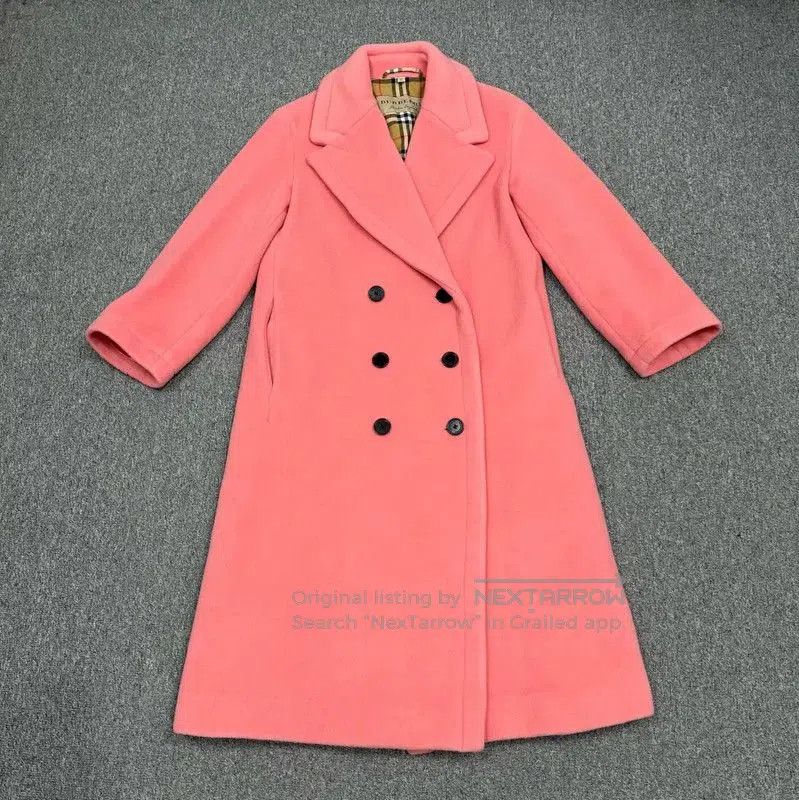 Burberry Burberry Women's Pink Wool Coat. Size XS / US 0-2 / IT 36-38 - 1 Thumbnail