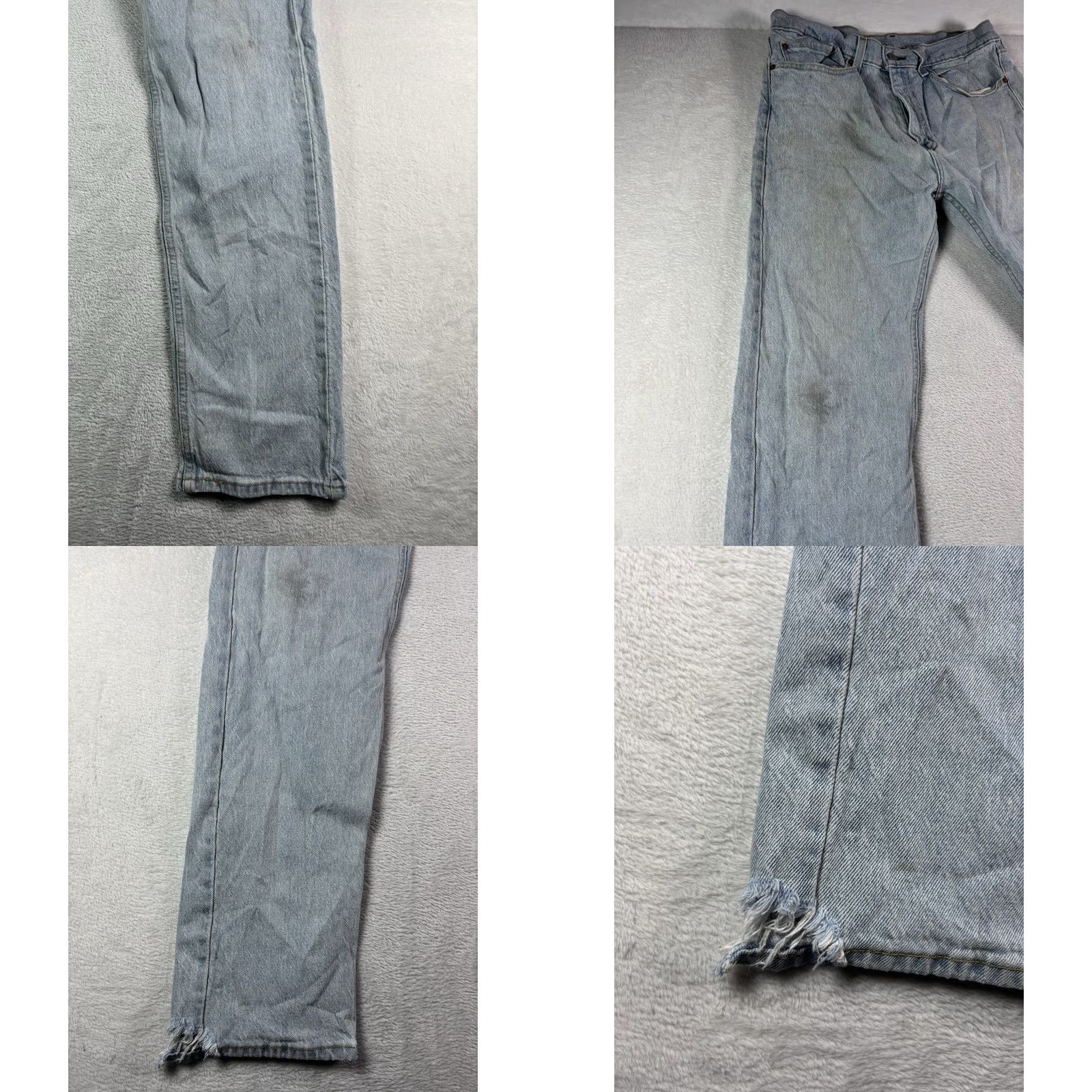 Levi's Levi’s 505 Jeans Slim Fit Straight Leg Light Wash Denim 34x32 Men Vintage No N/A? Size US 34 / EU 50 - 10 Thumbnail