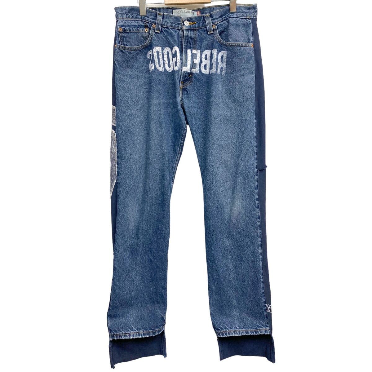 Undercover Undercover 22AW Docking Docking Denim Sweat Pants Size US 35 - 4 Thumbnail