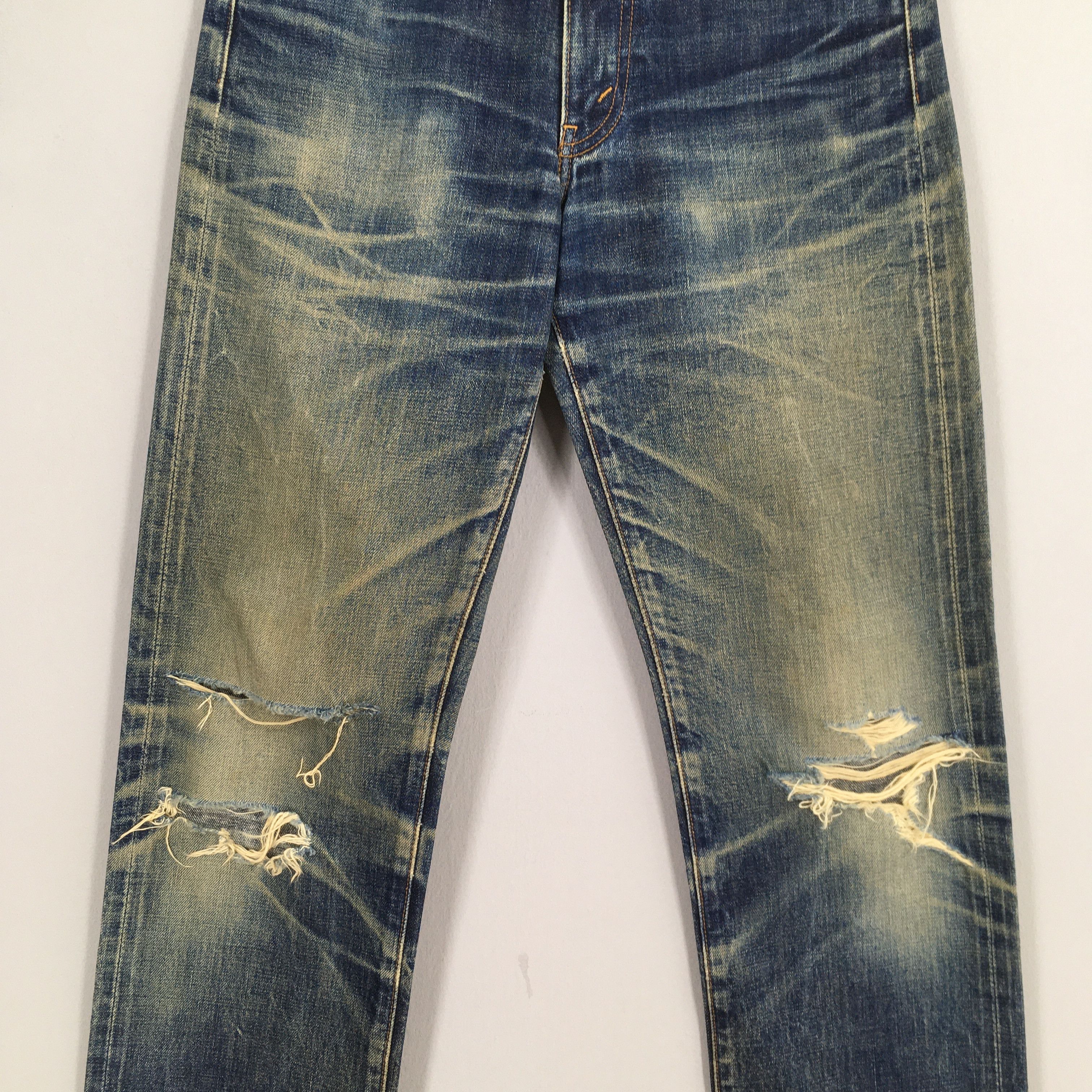 Levi's Size 28x31.5 Vintage Levi's 502 Big E LVC Japan Jeans S1425 Size US 28 / EU 44 - 3 Thumbnail