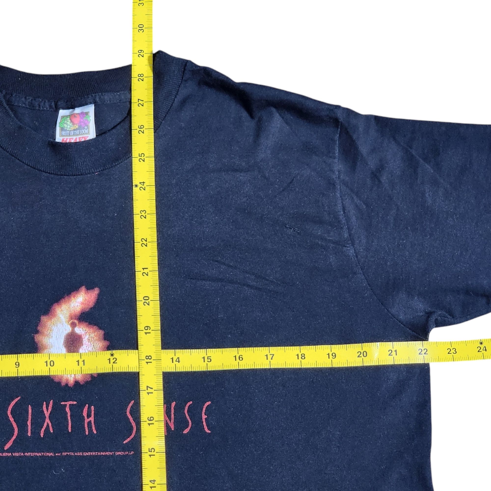 Vintage Vintage 90s The Sixth Sense Movie Tees Bruce Willis Shirt Size US M / EU 48-50 / 2 - 9 Thumbnail