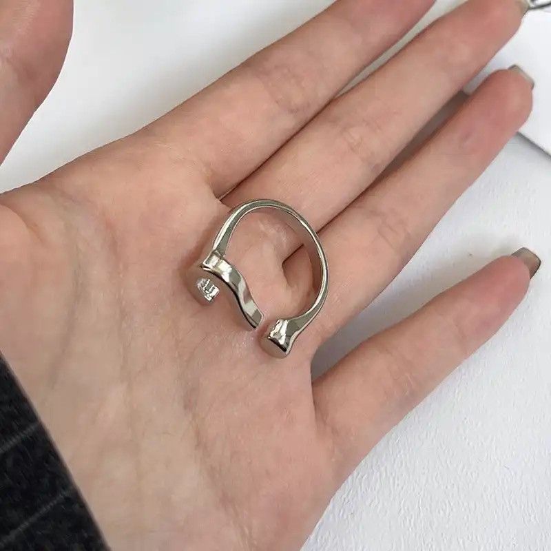Jewelry Question Mark Ring 2000s ? Punk Grunge Riddler Symbol Art Size ONE SIZE - 5 Thumbnail