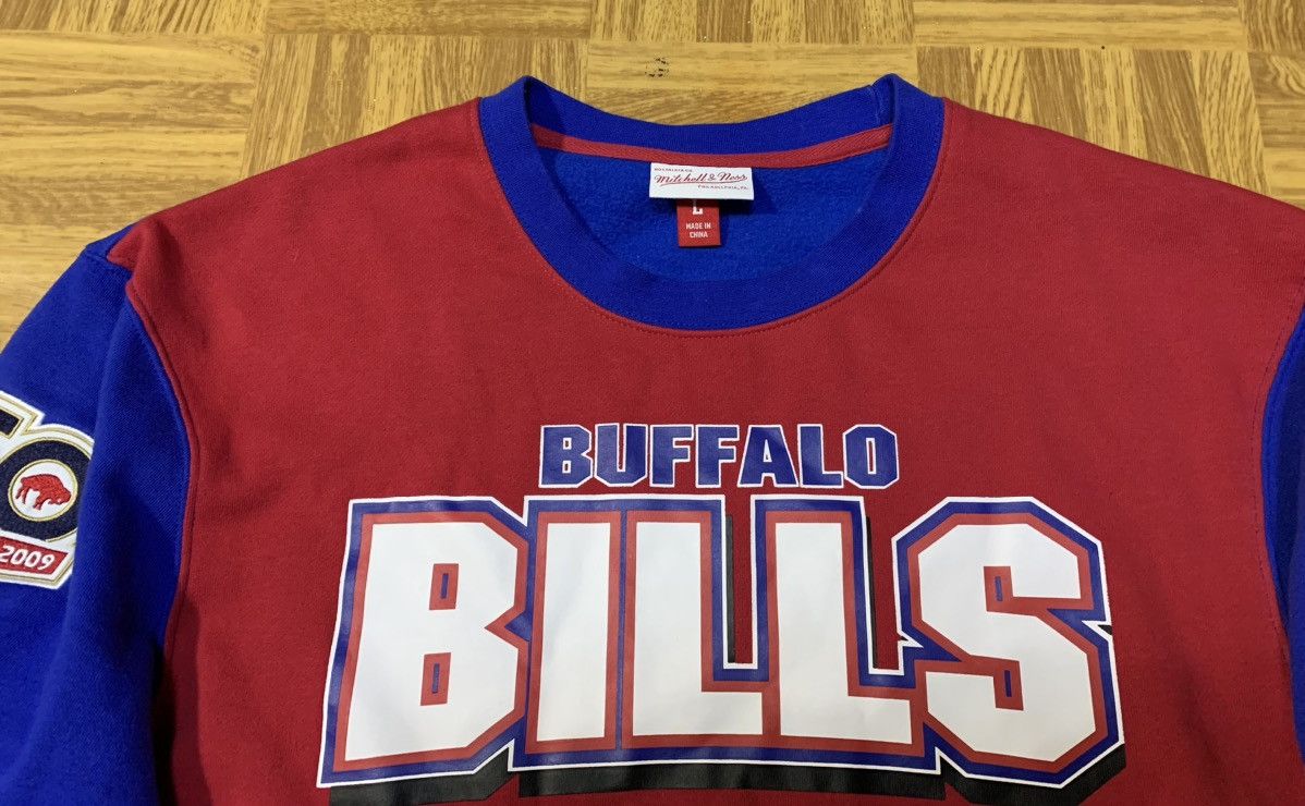 Mitchell & Ness Buffalo Bills Mitchell & Ness NFL L Large Crew sweatshirt Size US L / EU 52-54 / 3 - 5 Thumbnail
