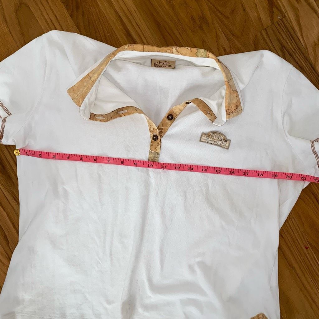 Alviero Martini DONNAVVENTURA BY ALVIERO MARTINI 1A CLASSE White Polo Size M Size M / US 6-8 / IT 42-44 - 9 Thumbnail