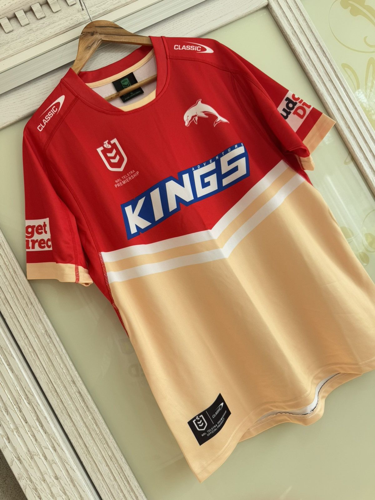 Other Dolphins 2023-2024 NRL Rugby Jersey Kit Shirt Size US XL / EU 56 / 4 - 4 Thumbnail