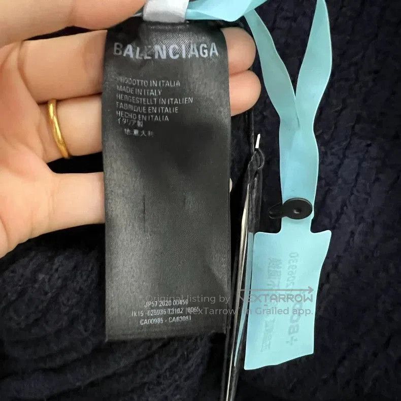Balenciaga Balenciaga Embroidered Turtle Neck Sweater. Size US XS / EU 42 / 0 - 3 Thumbnail