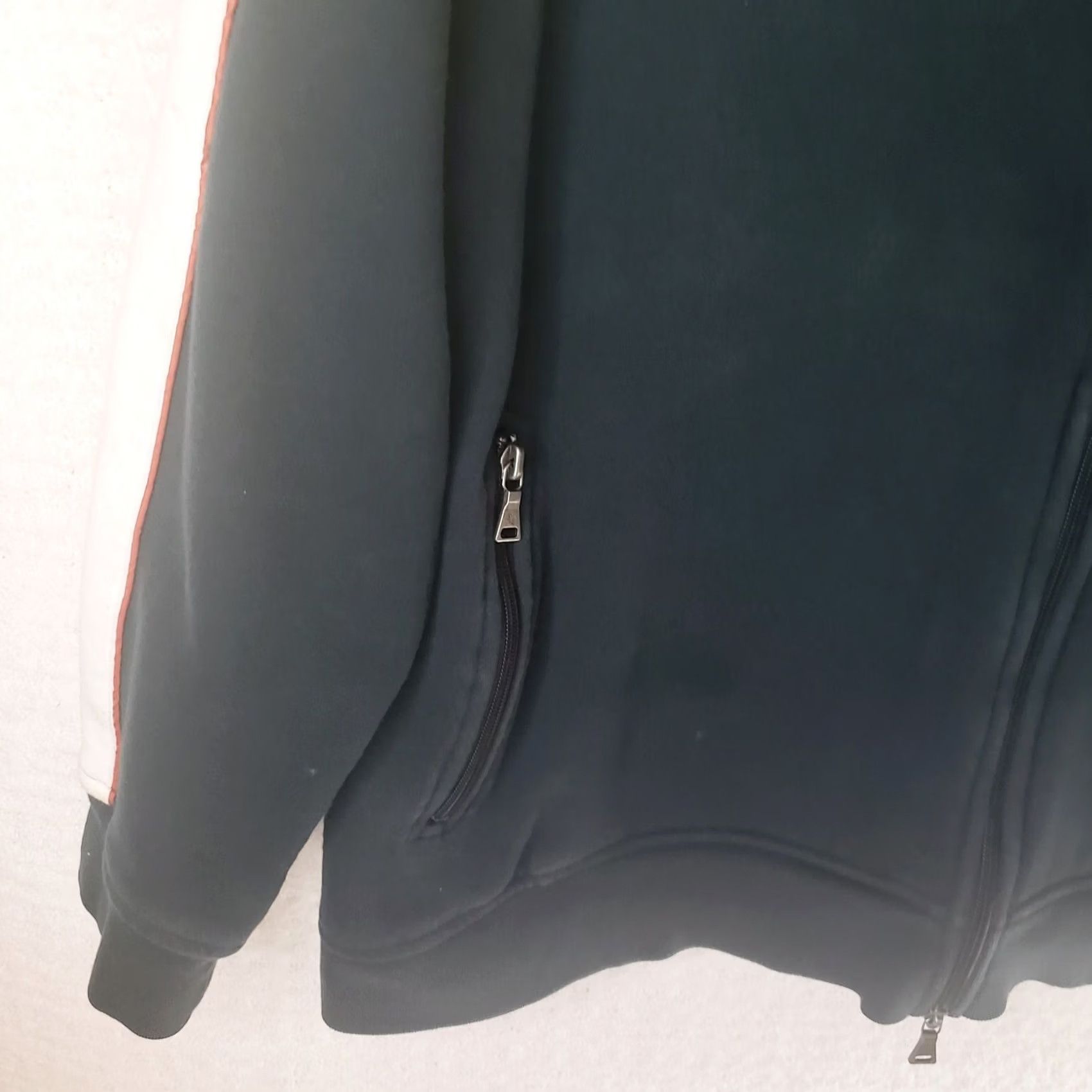 Vintage St. John'S Bay Jacket Mens XL Black White Orange Full Zip Pockets Mock Neck Size US XL / EU 56 / 4 - 7 Thumbnail
