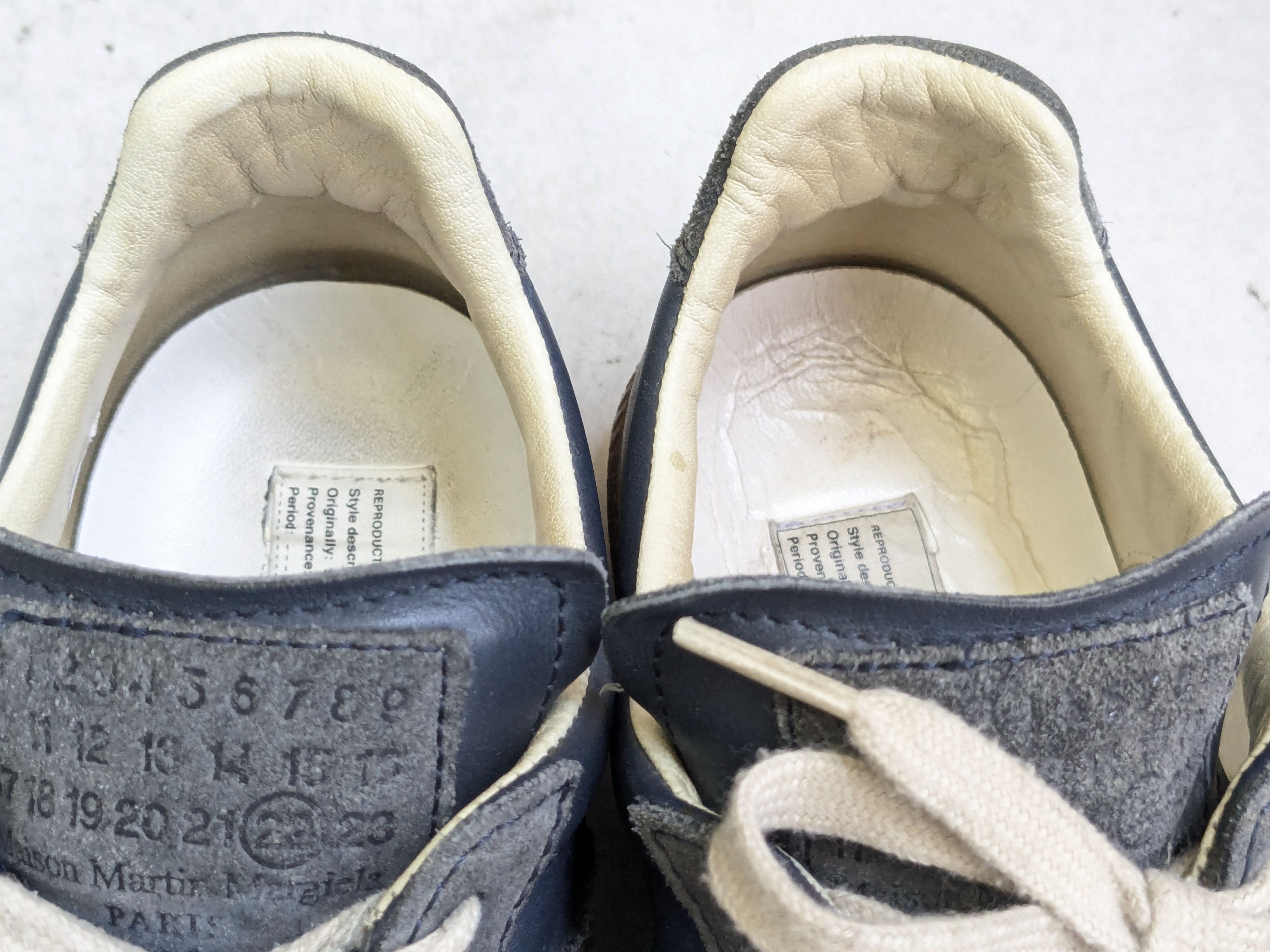 Maison Margiela Maison Margiela Replica GAT Navy Blue 7 40 Low Tops Size US 7 / EU 40 - 7 Thumbnail