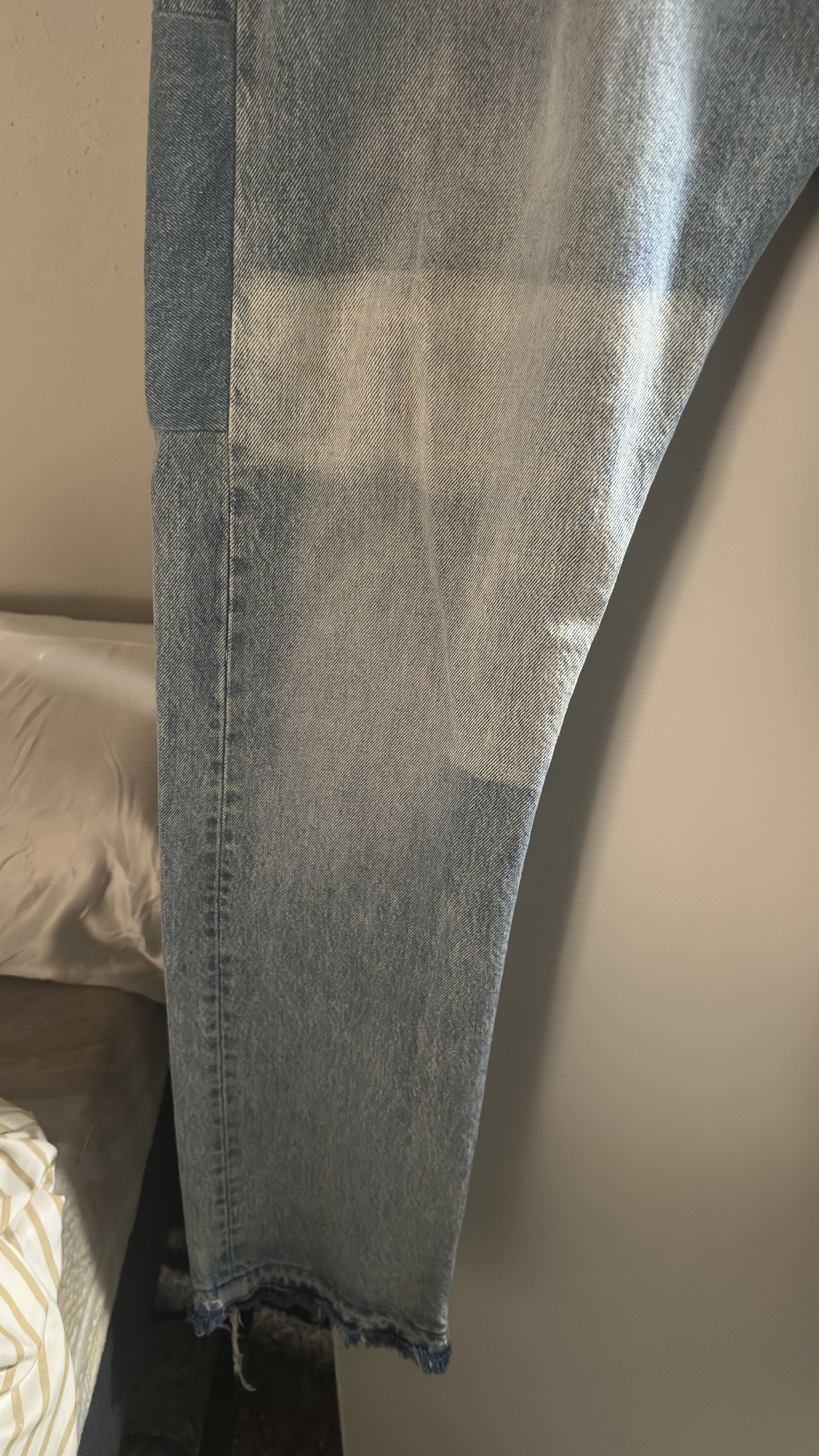 Levi's Vintage Clothing Patchwork Studio Taper Denim Size US 38 / EU 54 - 5 Thumbnail