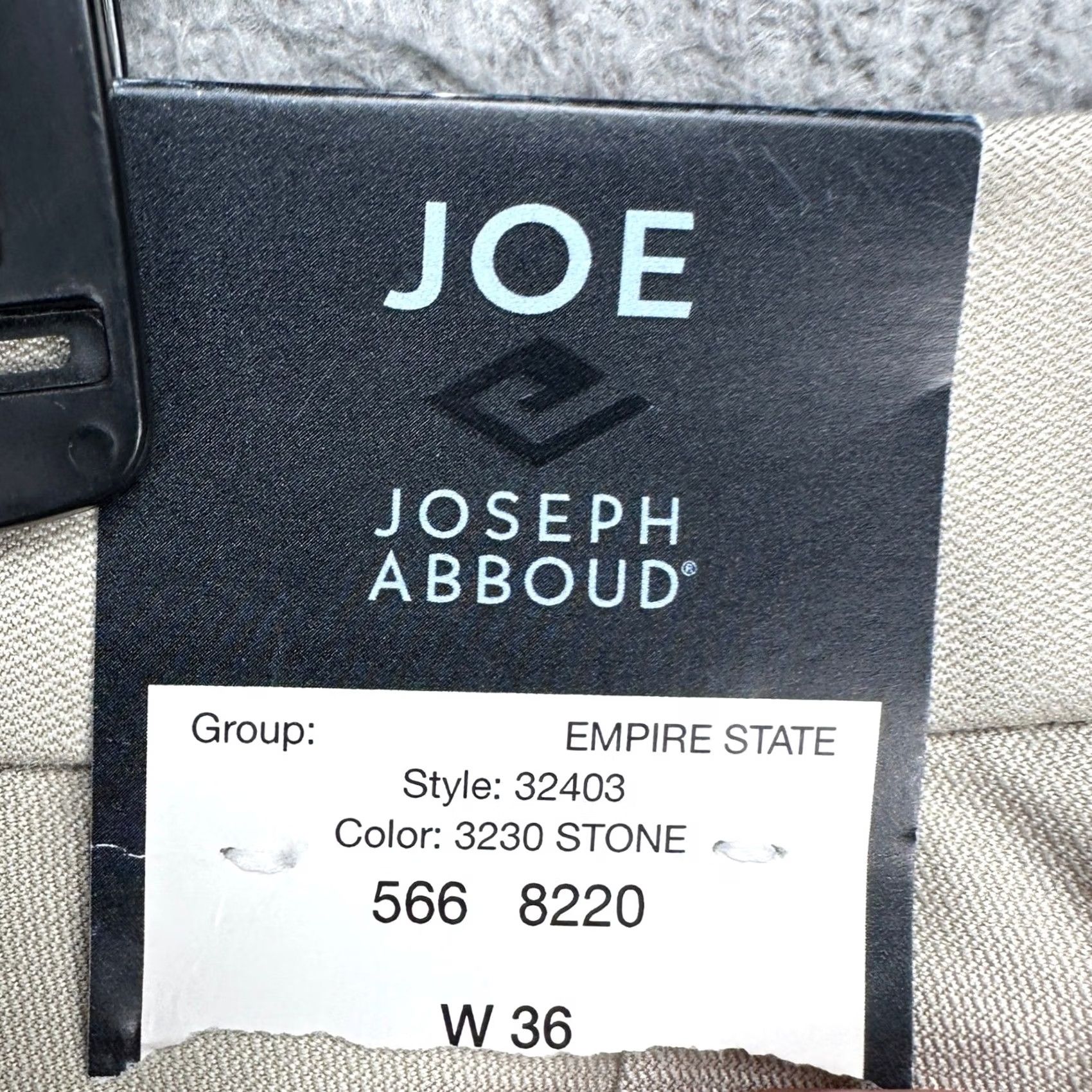 Joseph Abboud Joseph Abboud Mens Joe Khakis Shorts 36 Stone Gray Flat Front Pockets Casual NEW Size US 36 / EU 52 - 5 Thumbnail