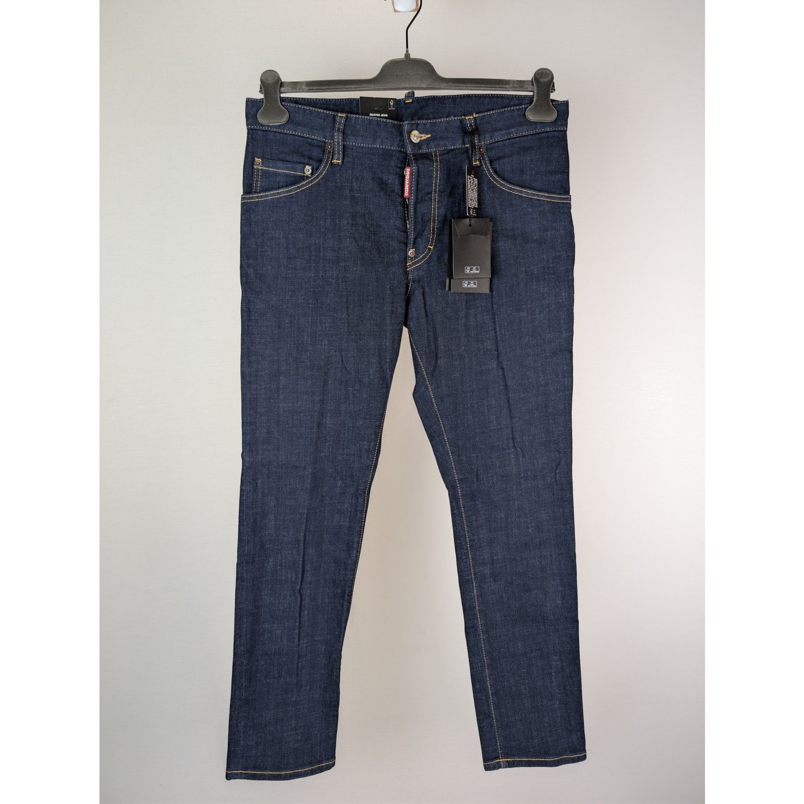 Dsquared2 o1rshd1 Denim Skater Jean in Blue Size US 32 / EU 48 - 9 Thumbnail