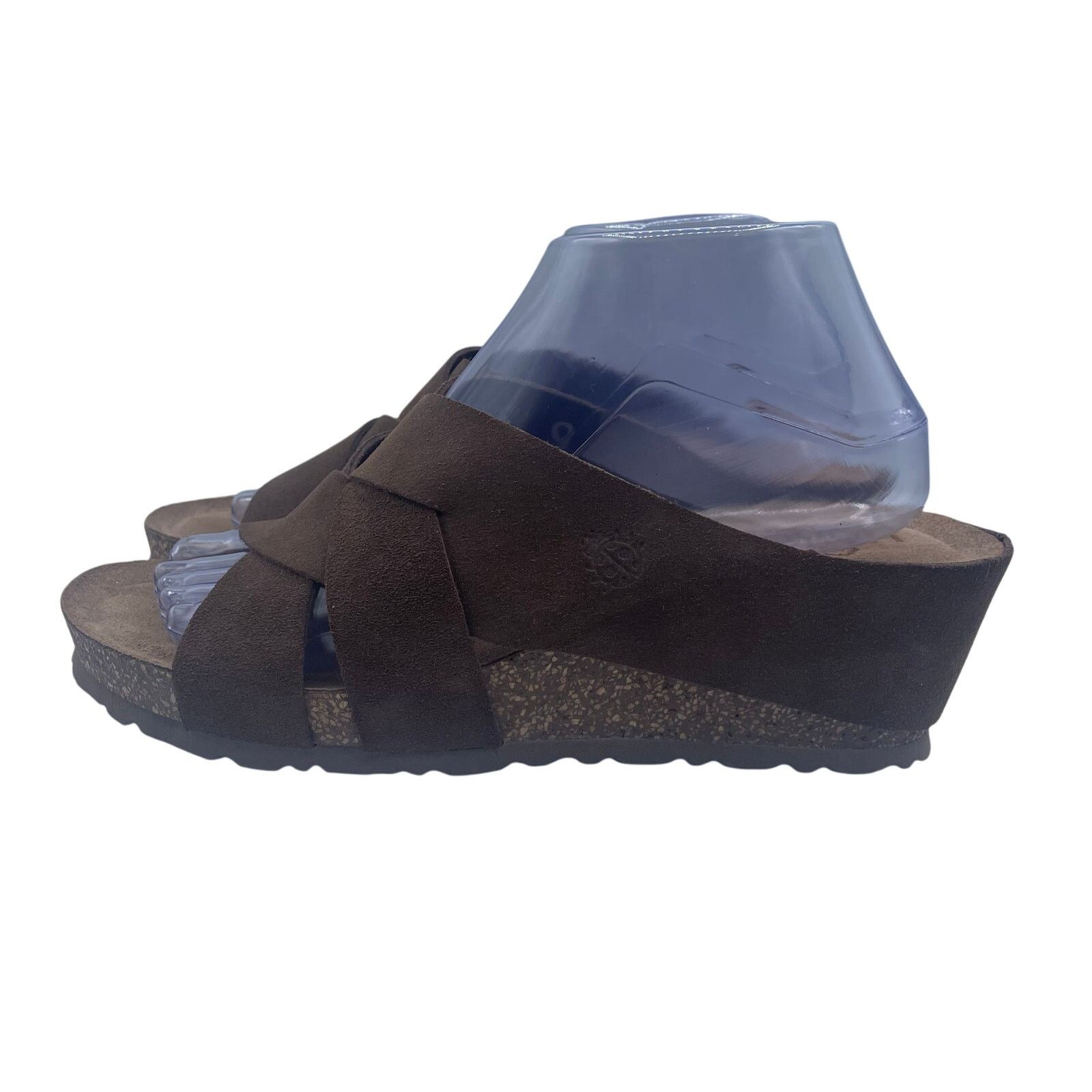 Other Yokono Sandals Wedge Brown Leather Comfort Spain Womens 9 Size US 9 / IT 39 - 2 Thumbnail