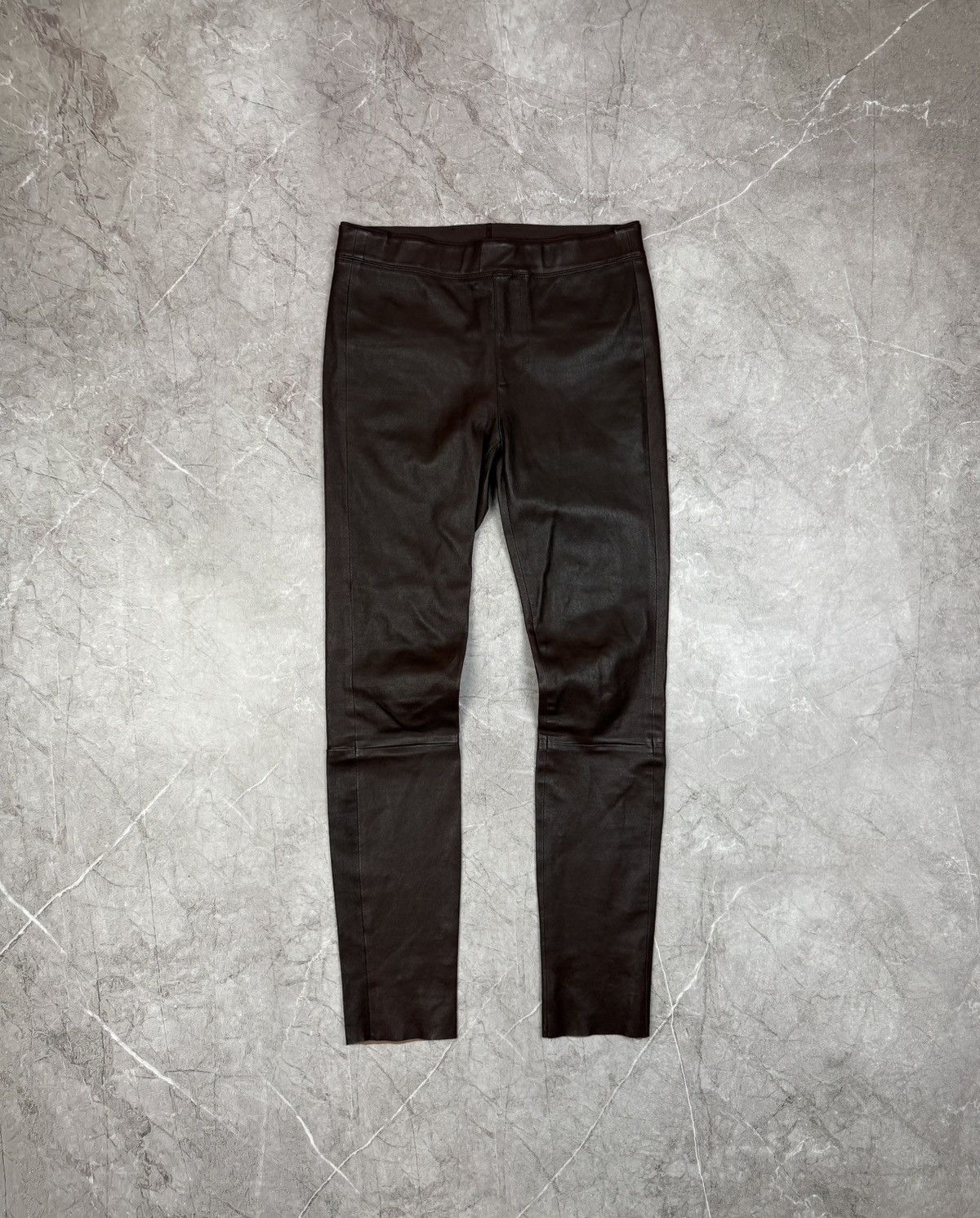 Helmut Lang Helmut Lang leather leggins Size 26" / US 2 / IT 38 - 1 Thumbnail