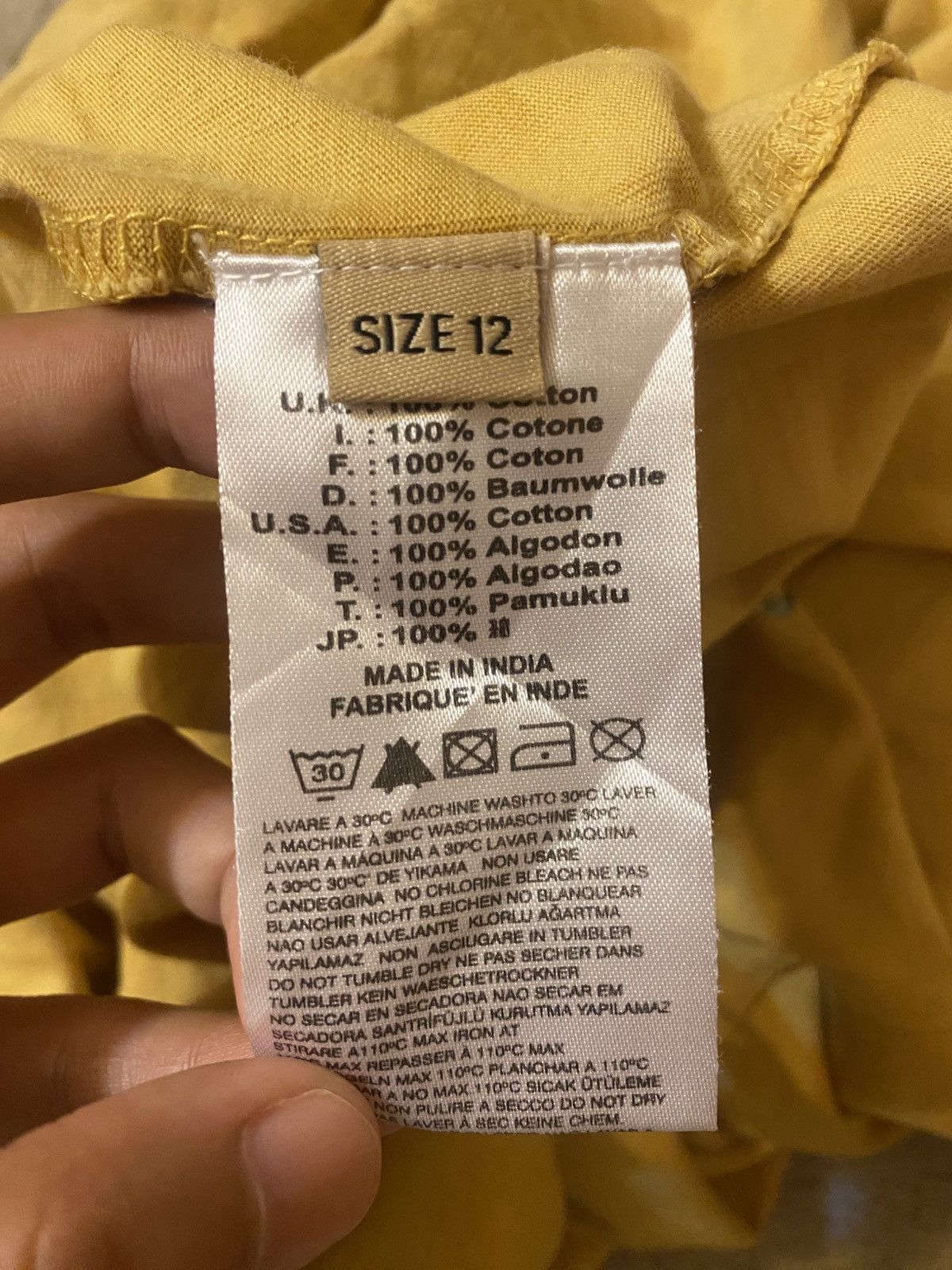 John Galliano Y2k John Galliano Mustard Color Longsleeve Size M / US 6-8 / IT 42-44 - 6 Thumbnail