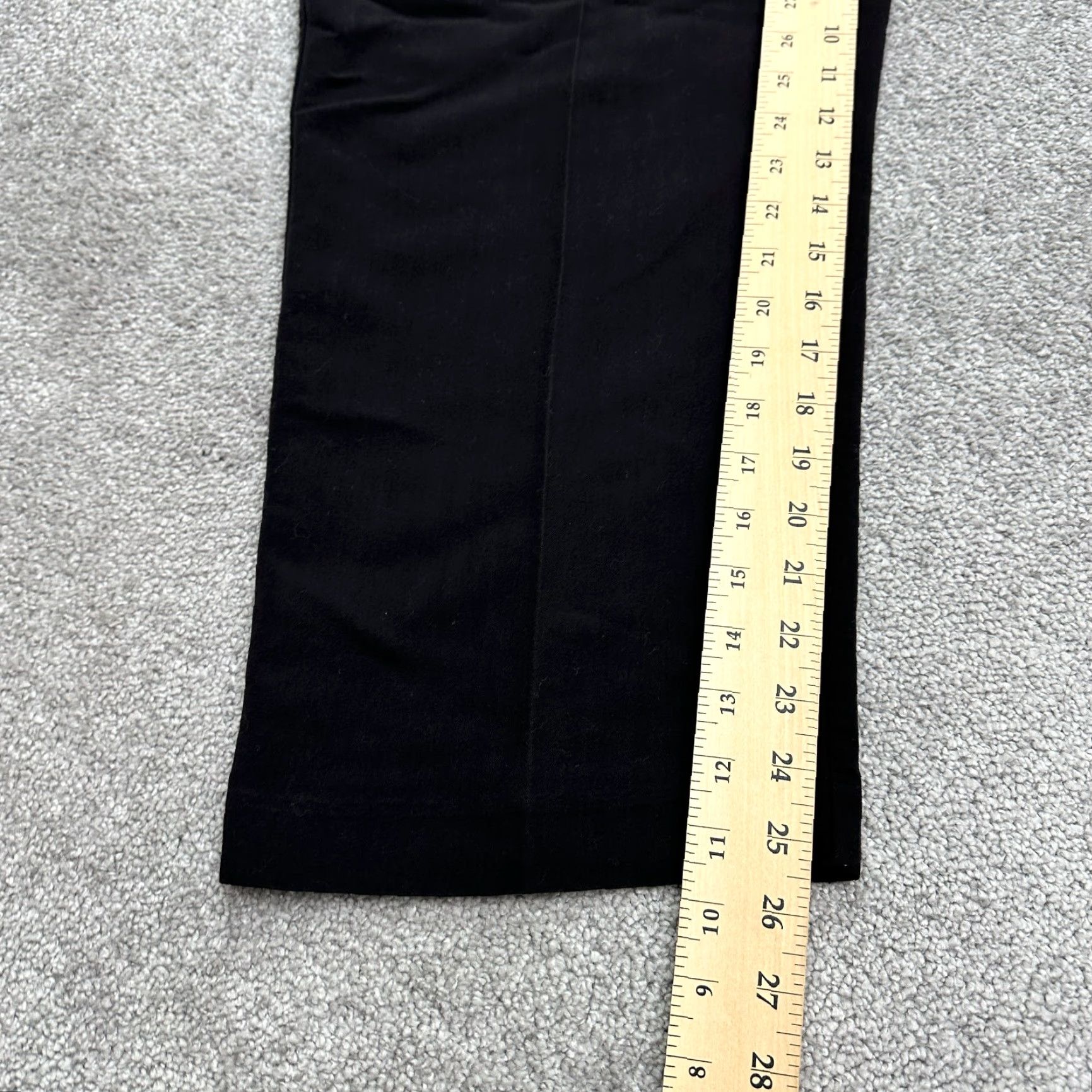 Vintage Alfred Dunner Pants Womens 14 Black Elastic Waist Workwear Straight Leg 32 Inseam 25.5 in Premium Shirt? Size 36" / US 14 / IT 50 - 7 Thumbnail