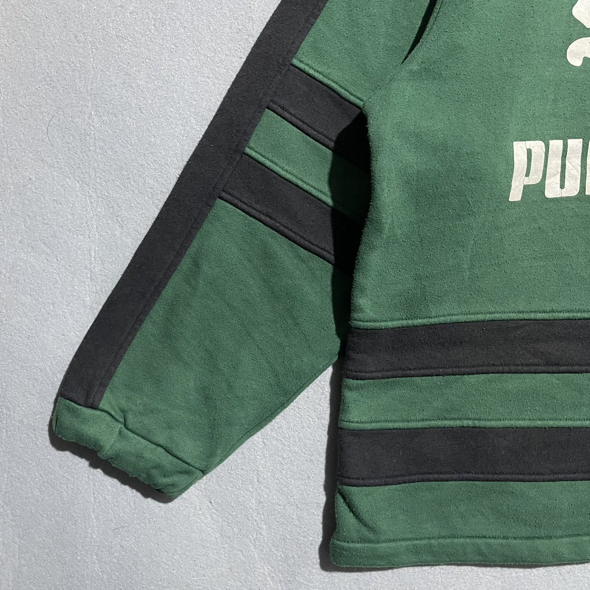 Puma Vintage Puma Hoodie – Green & Black Panel Design Size US M / EU 48-50 / 2 - 5 Thumbnail