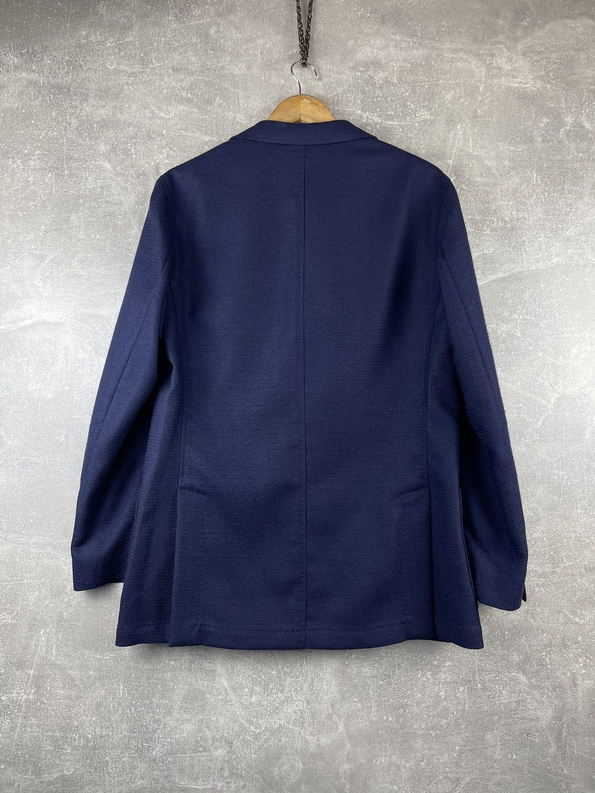 Boggi Boggi Milano Double Breasted Wool Blend Blazer Navy Size 52 Size US L / EU 52-54 / 3 - 6 Thumbnail
