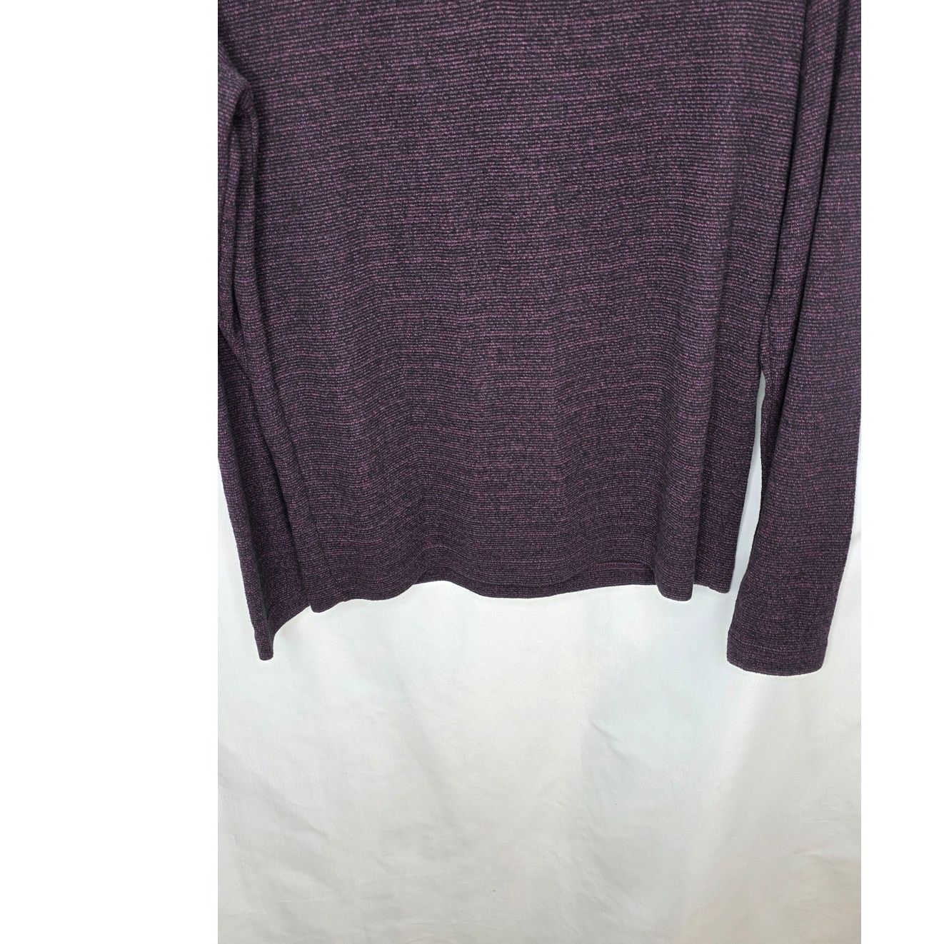 Other Johnnie O Heathered Black & Purple Pull Over Golf Shirt Size US M / EU 48-50 / 2 - 6 Thumbnail