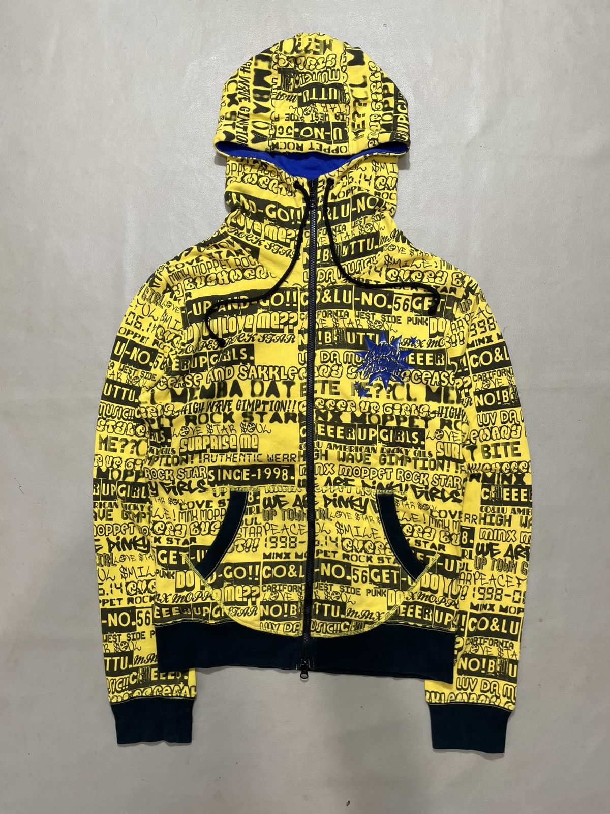 Japanese Brand Japanese Co&lu - Full Poem Zip Up Hoodie Size US M / EU 48-50 / 2 - 8 Thumbnail