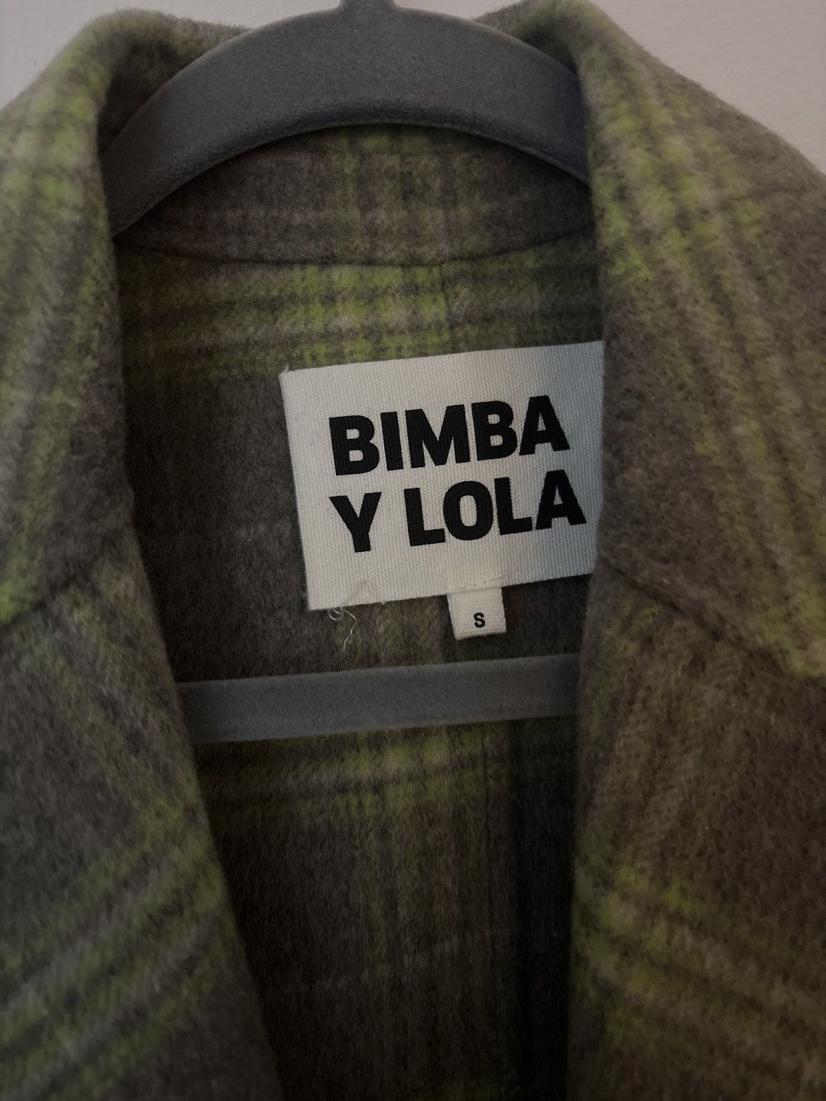 BIMBA Y LOLA Grey coat w/ green details Size S / US 4 / IT 40 - 1 Thumbnail