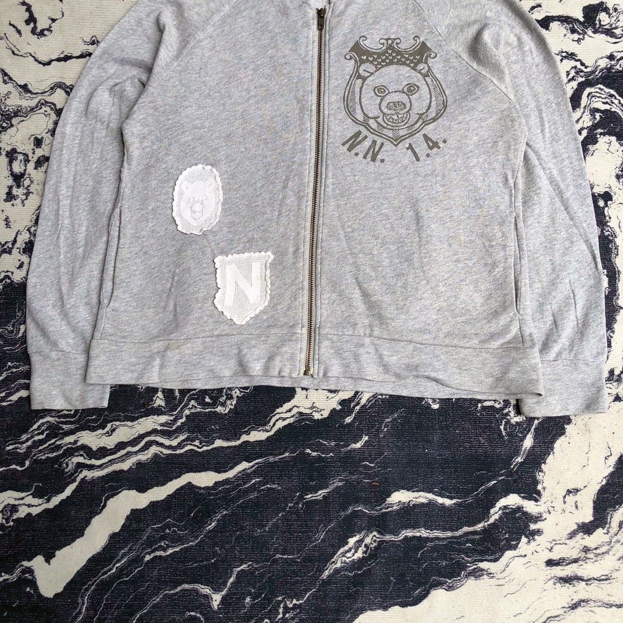 Ne-Net Vintage Y2K Ne-net Zip Hoodie Bear Crown Graphic Size M / US 6-8 / IT 42-44 - 3 Thumbnail