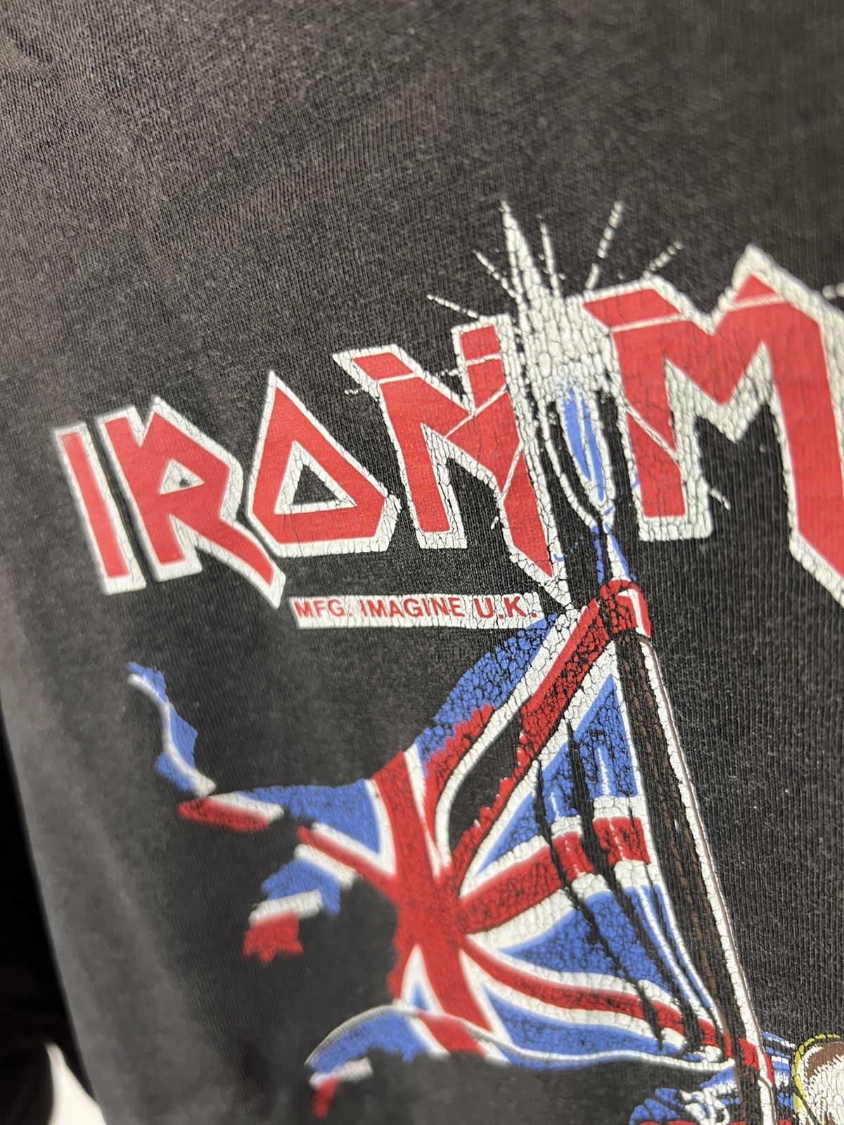 Band Tees Vintage early 80s Iron Maiden the trooper shirt Size US L / EU 52-54 / 3 - 4 Thumbnail
