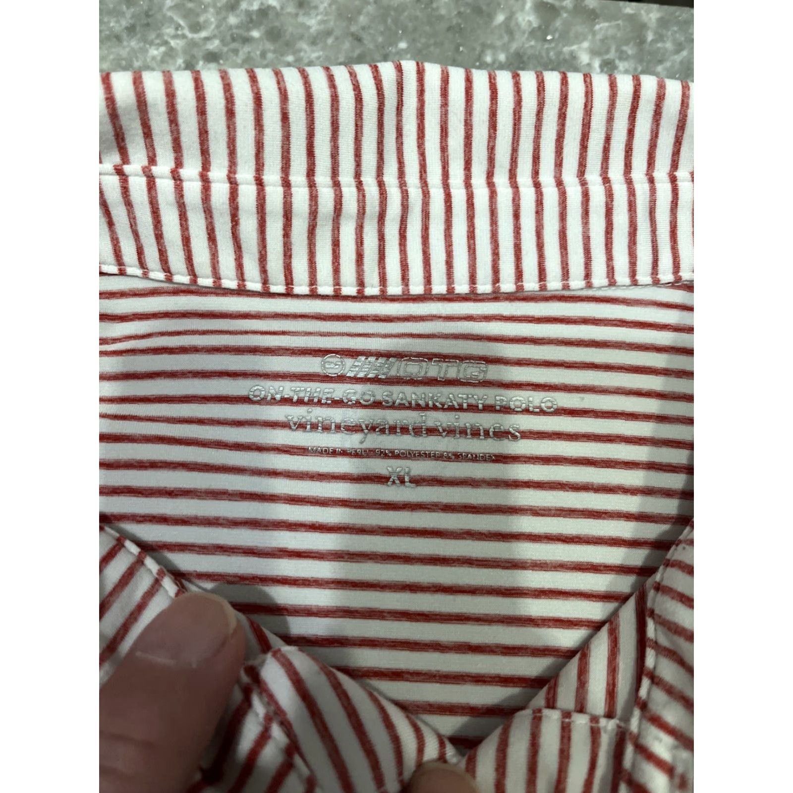 Vineyard Vines Vineyard Vines Polo Shirt Striped XL Multicolor O TG On-The-Go Sankaty Performance Shirt Men Size US XL / EU 56 / 4 - 3 Thumbnail