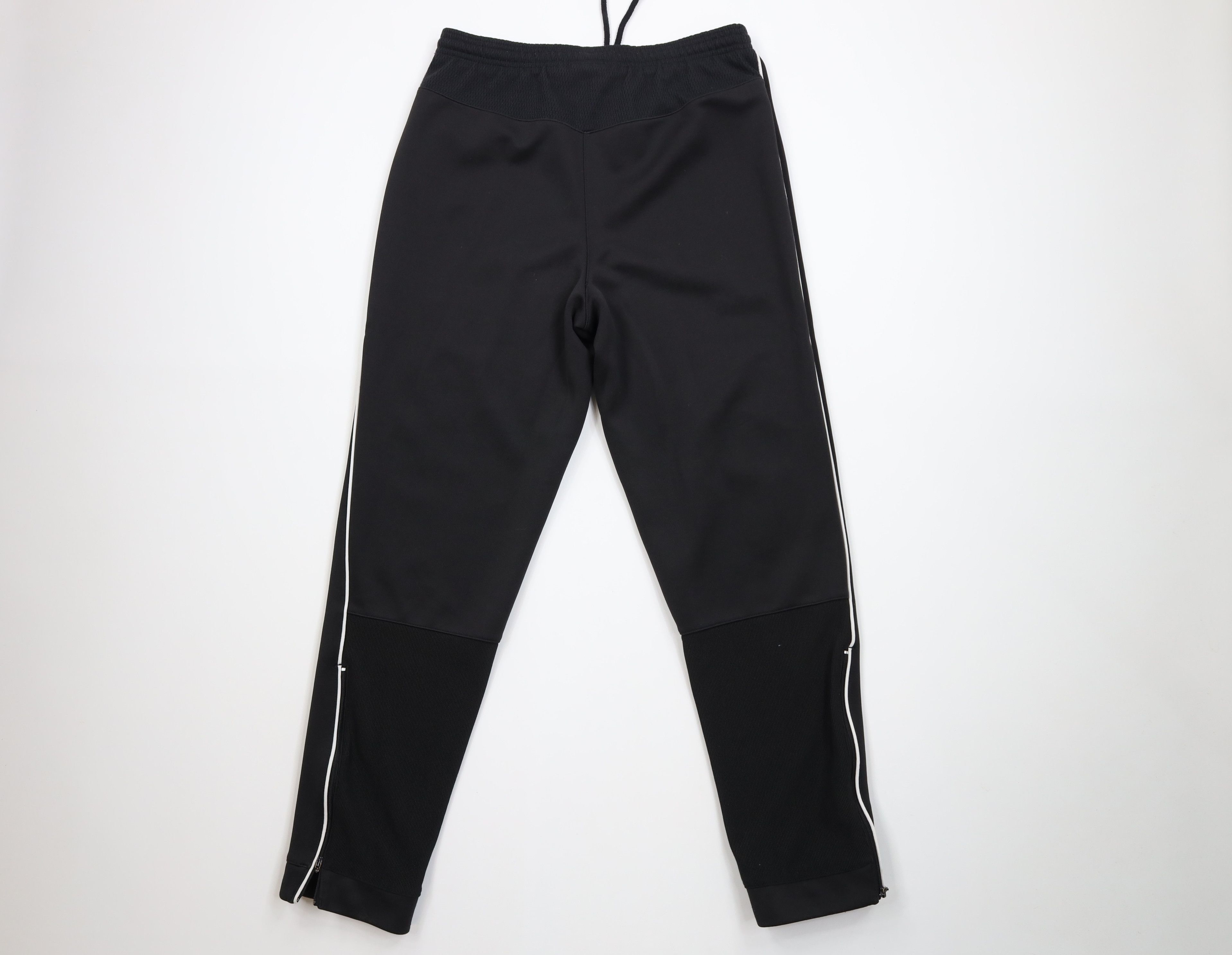 Adidas Vintage 90s Adidas Striped Cuffed Sweatpants Joggers Black Size US 32 / EU 48 - 8 Thumbnail