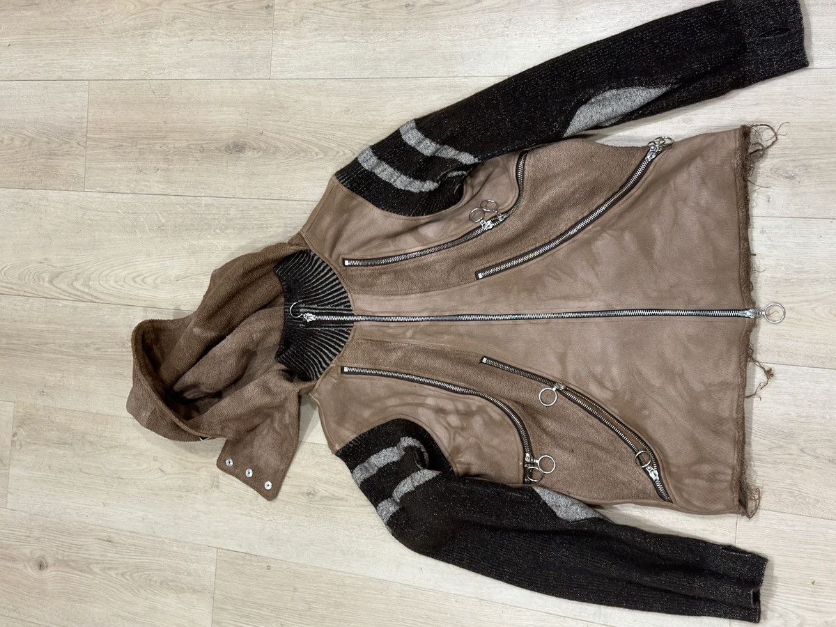 Charlie Constantinou HYBRID JERSEY & MOHAIR ZIP HOODIE Size US L / EU 52-54 / 3 - 2 Thumbnail