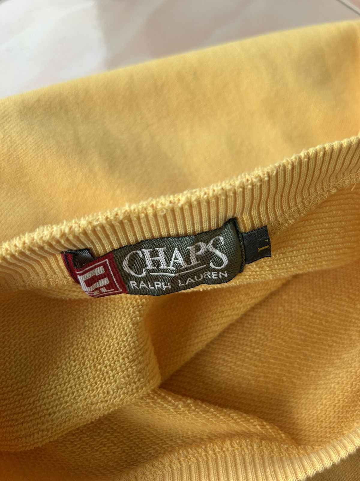 Chaps Ralph Lauren × Ralph Lauren × Vintage Vintage Chaps Ralph Lauren Cross Flag Sweatshirt Size US L / EU 52-54 / 3 - 6 Thumbnail