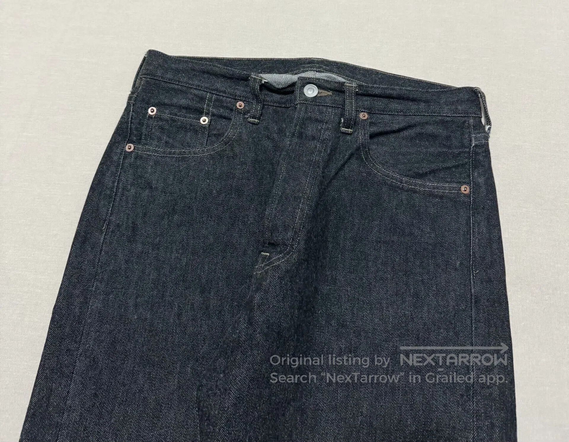 A.PRESSE black washed denim pants by A.PRESSE. Size US 30 / EU 46 - 4 Thumbnail