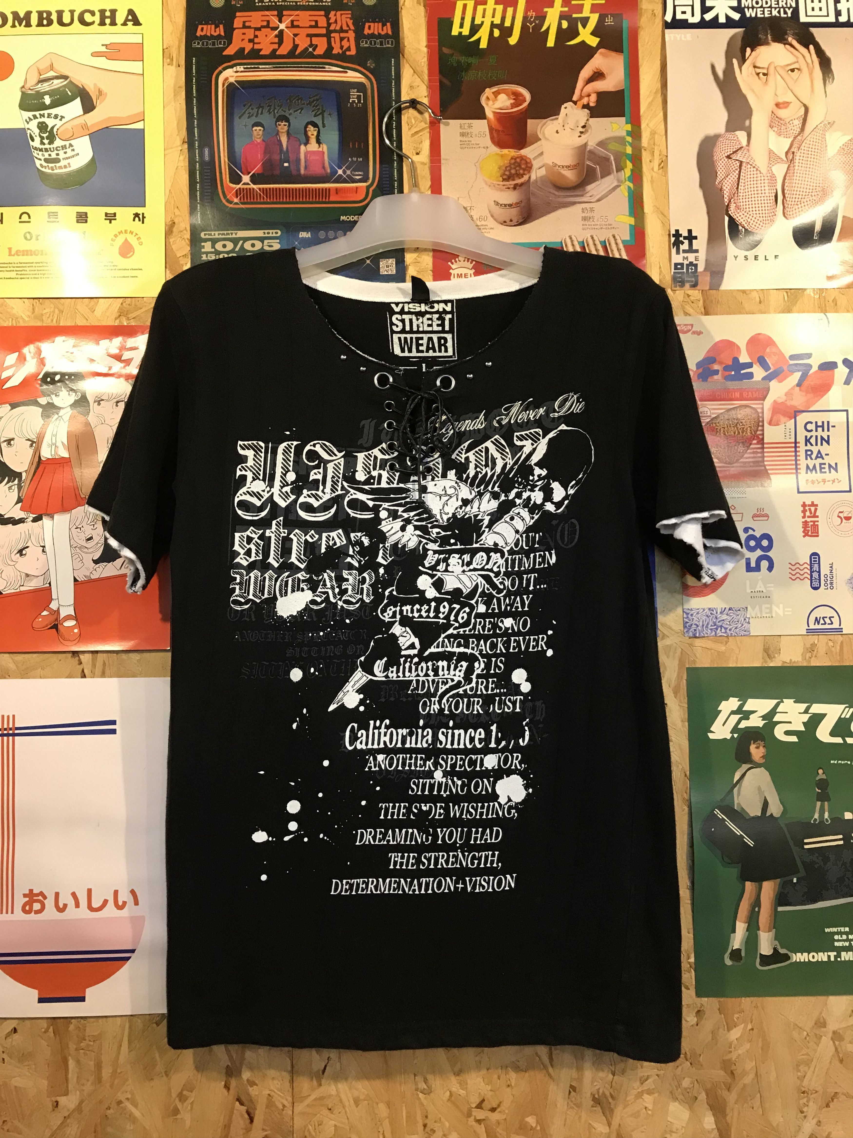 Vision Streetwear Y2K Vision Street Wear Tee Shirt With Tie Size US L / EU 52-54 / 3 - 1 Thumbnail